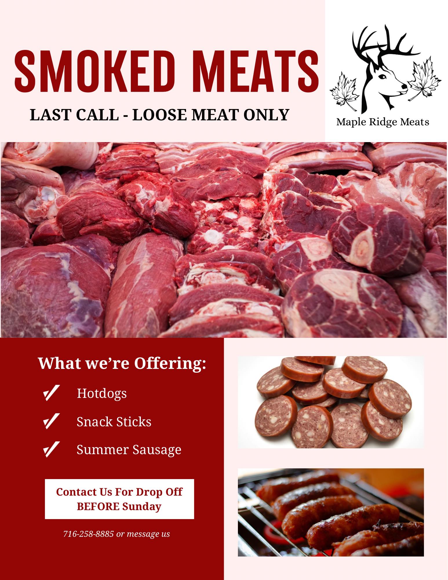 Maple Ridge Meats | Franklinville NY
