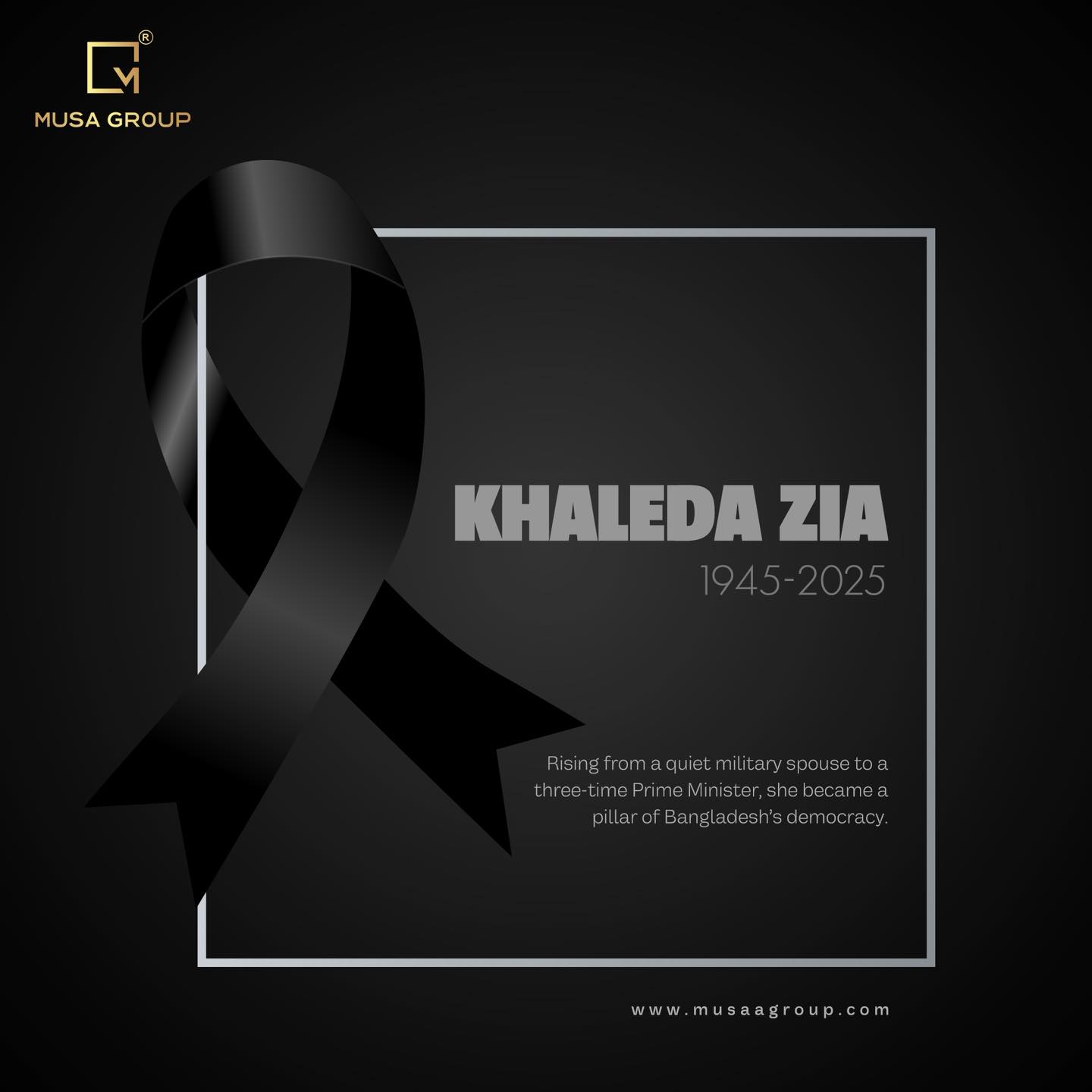 Musa - Condolence Message from MUSA GROUP. On behalf of 𝐌𝐔𝐒𝐀 𝐆𝐑𝐎𝐔𝐏 𝐚𝐧𝐝 ...