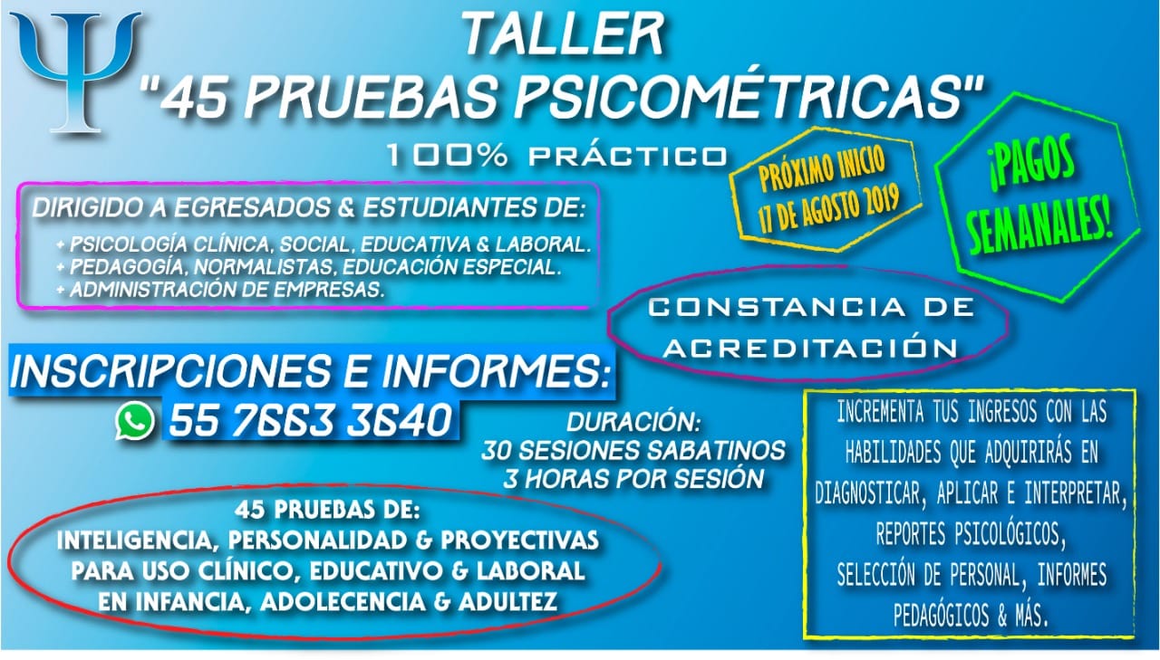 Taller Pruebas Psicométricas