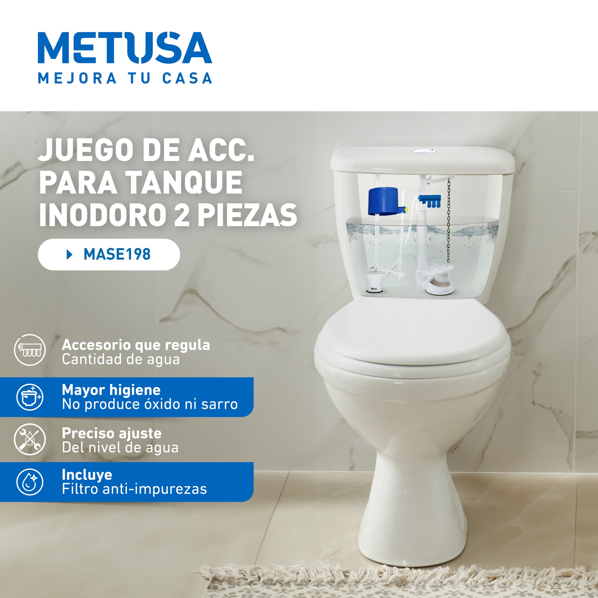 Metusa - 🚽 ¡Renueva tu baño con confianza y practicidad!...