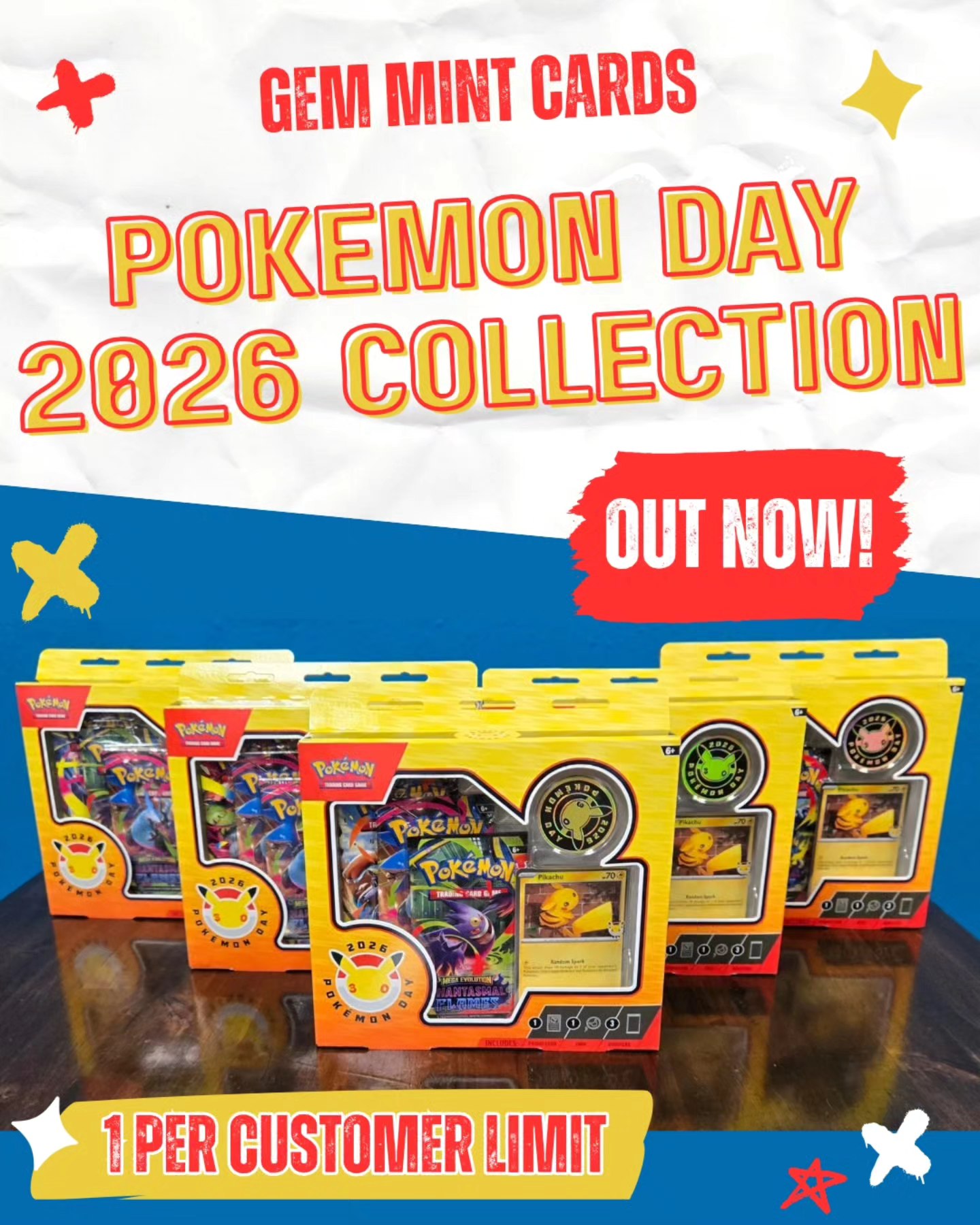 Gem - Our Pokemon Day 2026 Collection Bundles are in stock now! Limited ...