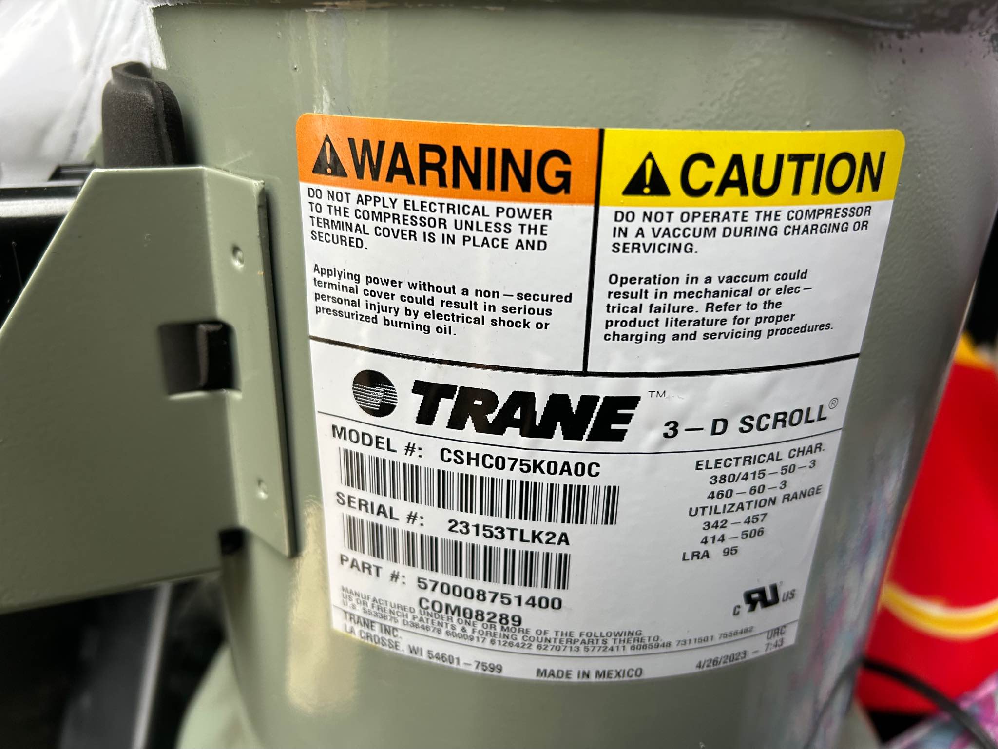 Trane 7.5 Compressor - Air Compressors - Baltimore, Maryland | Facebook ...