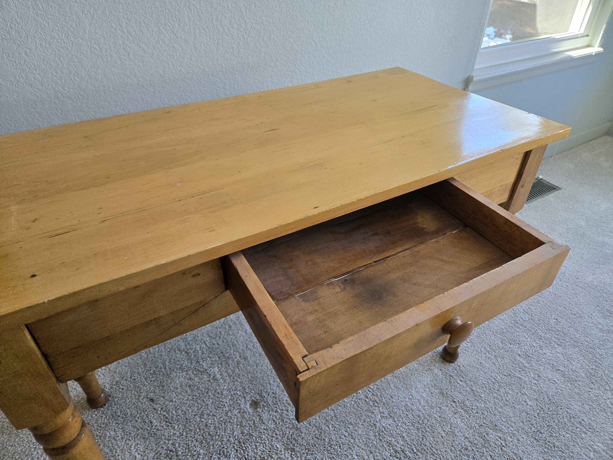 Small Solid Maple Library Desk ~ 50's Vintage! - Desks - Denver ...