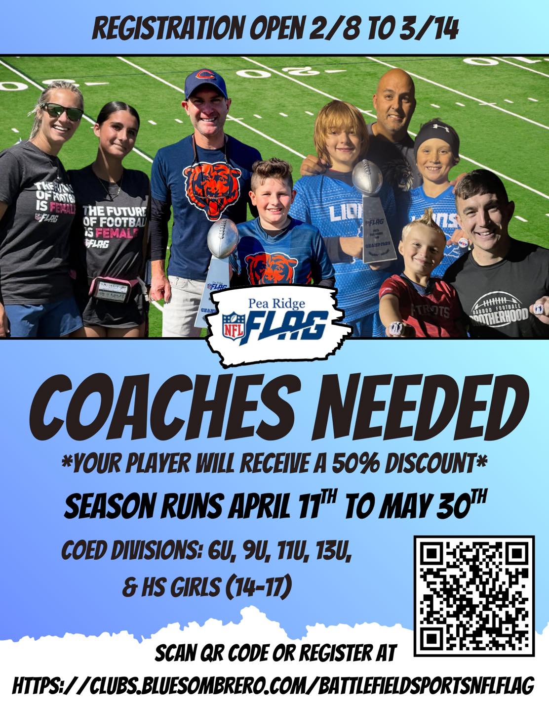 Pea Ridge NFL Flag Football | Pea Ridge AR
