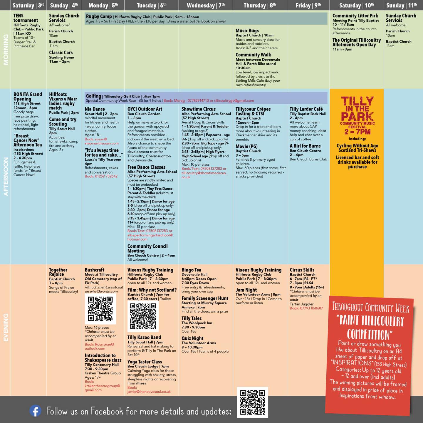 Here's the revised program for... - Tillicoultry Baptist