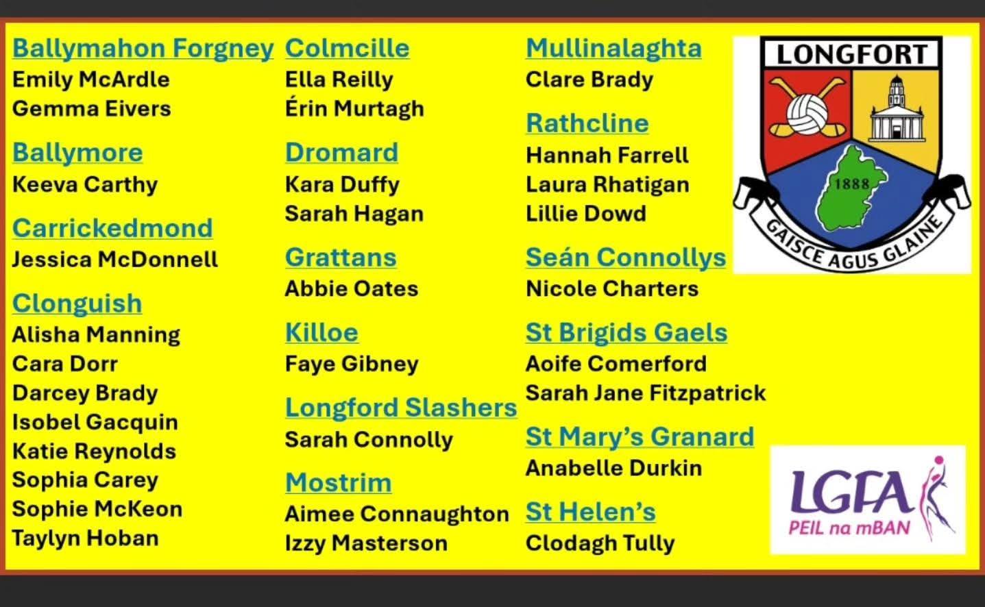 Longford Slashers Ladies... - Longford Slashers Ladies GFA