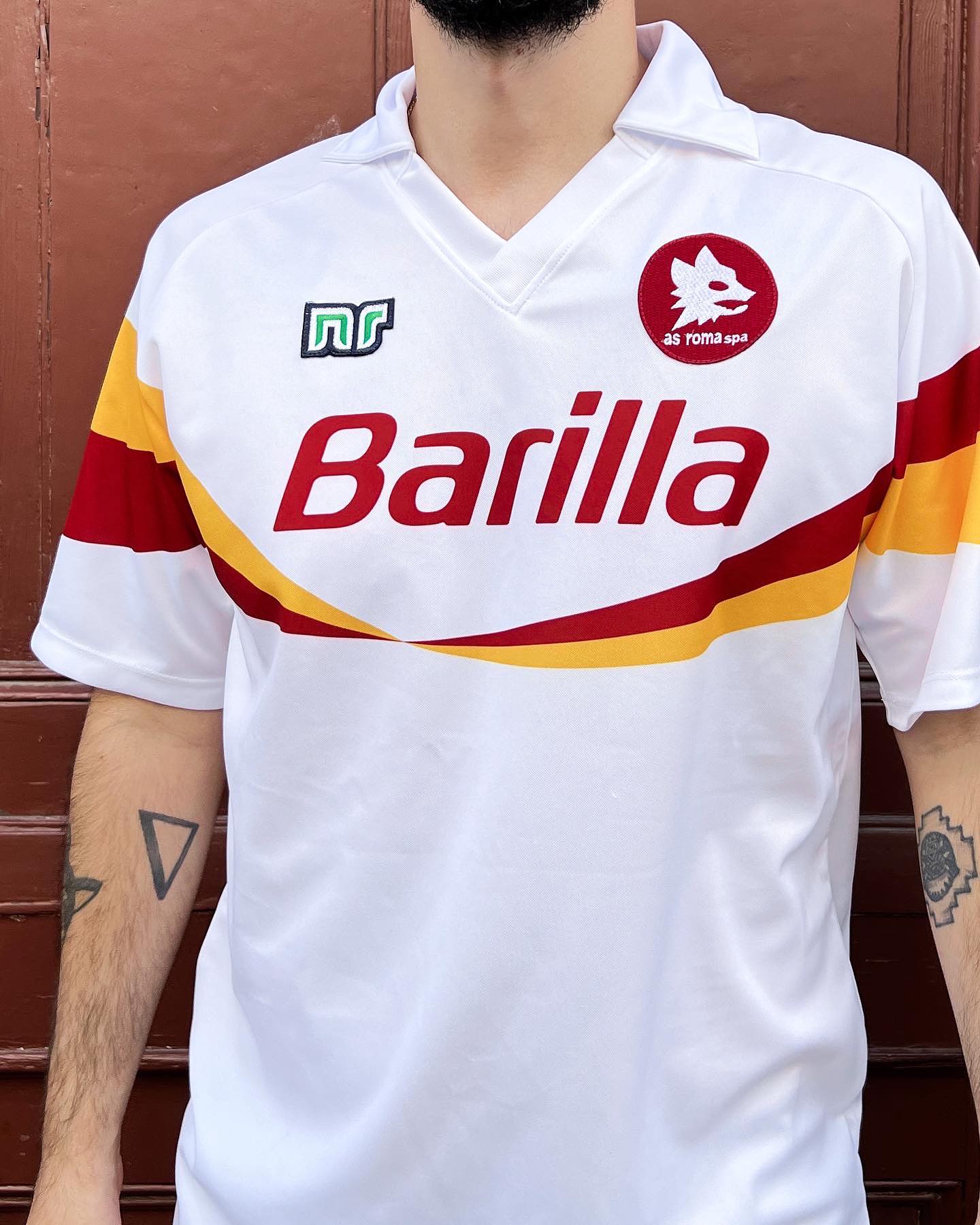 AS ROMA ローマ Barilla ヴィンテージ NR社製 イタリア製　美品 Back in stock: Roma 1990-91 away by @nrnicolaraccuglia (official