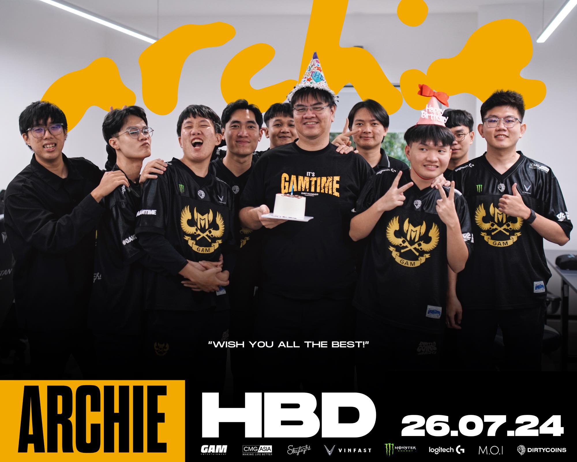 GAM Esports LoL - CHÚC MỪNG SINH NHẬT HLV ARCHIE! Một...
