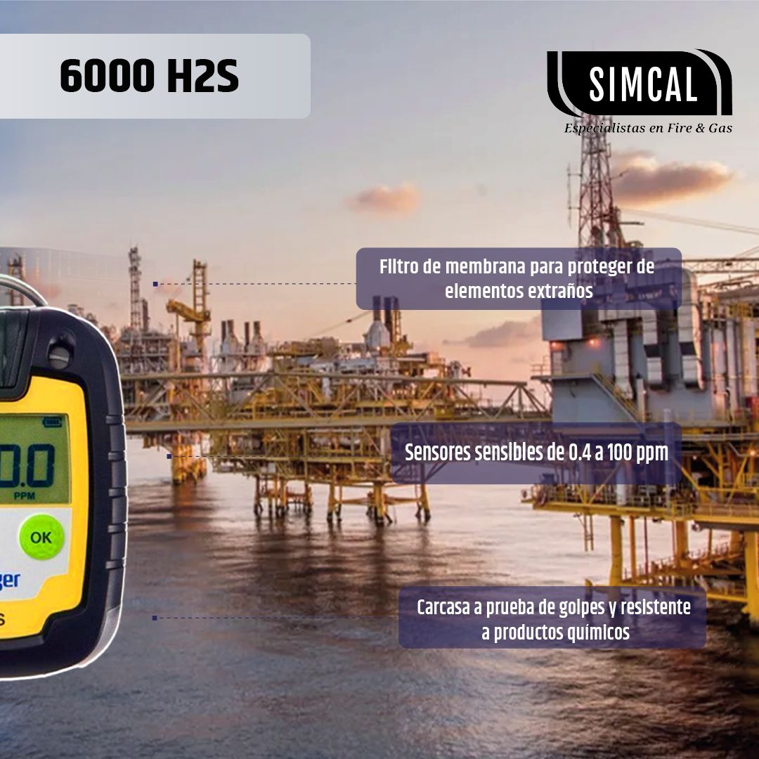 SIMCAL SAC - ¿Sabías que el Drager PAC 6000 H2S contiene...