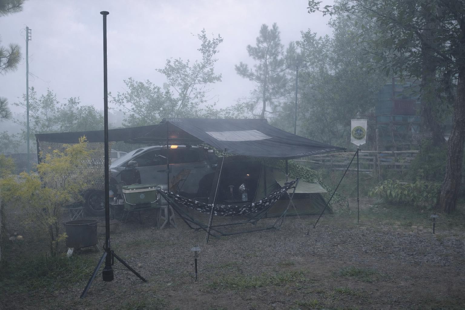 Mountain - Fog, pine trees, and peace of mind. Solo camping at Camp ...