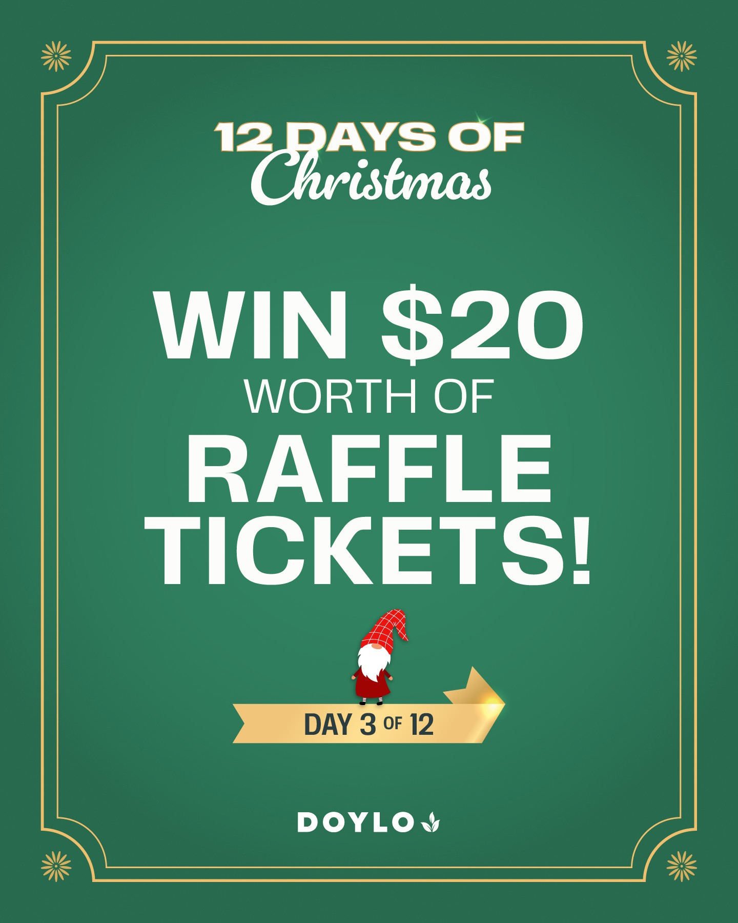 The Doylo - DAY 3 – 12 DAYS OF GIVEAWAYS! Who loves a good... | Facebook
