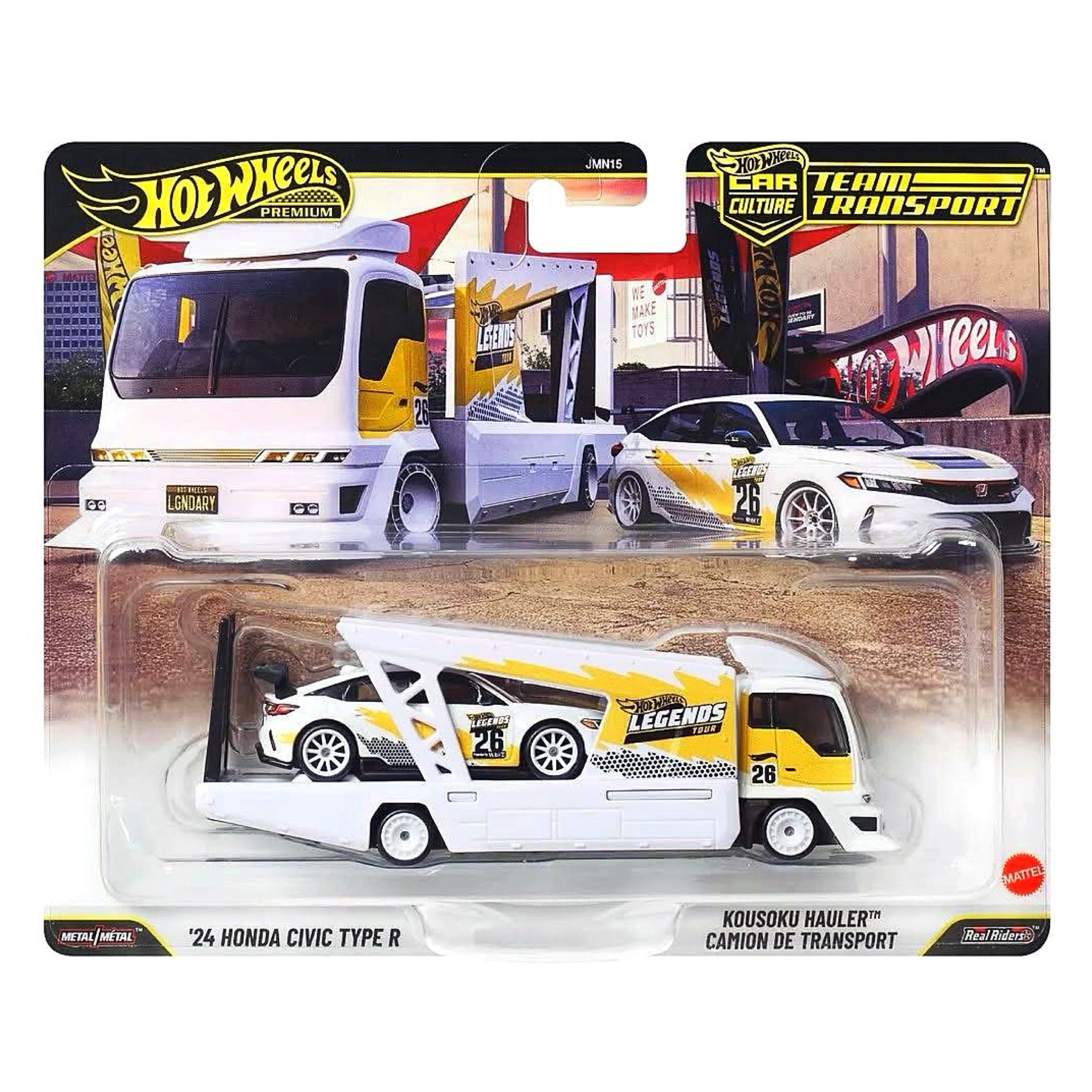 2026 Hot Wheels Legends Tour Team Transport set with '24 Honda
