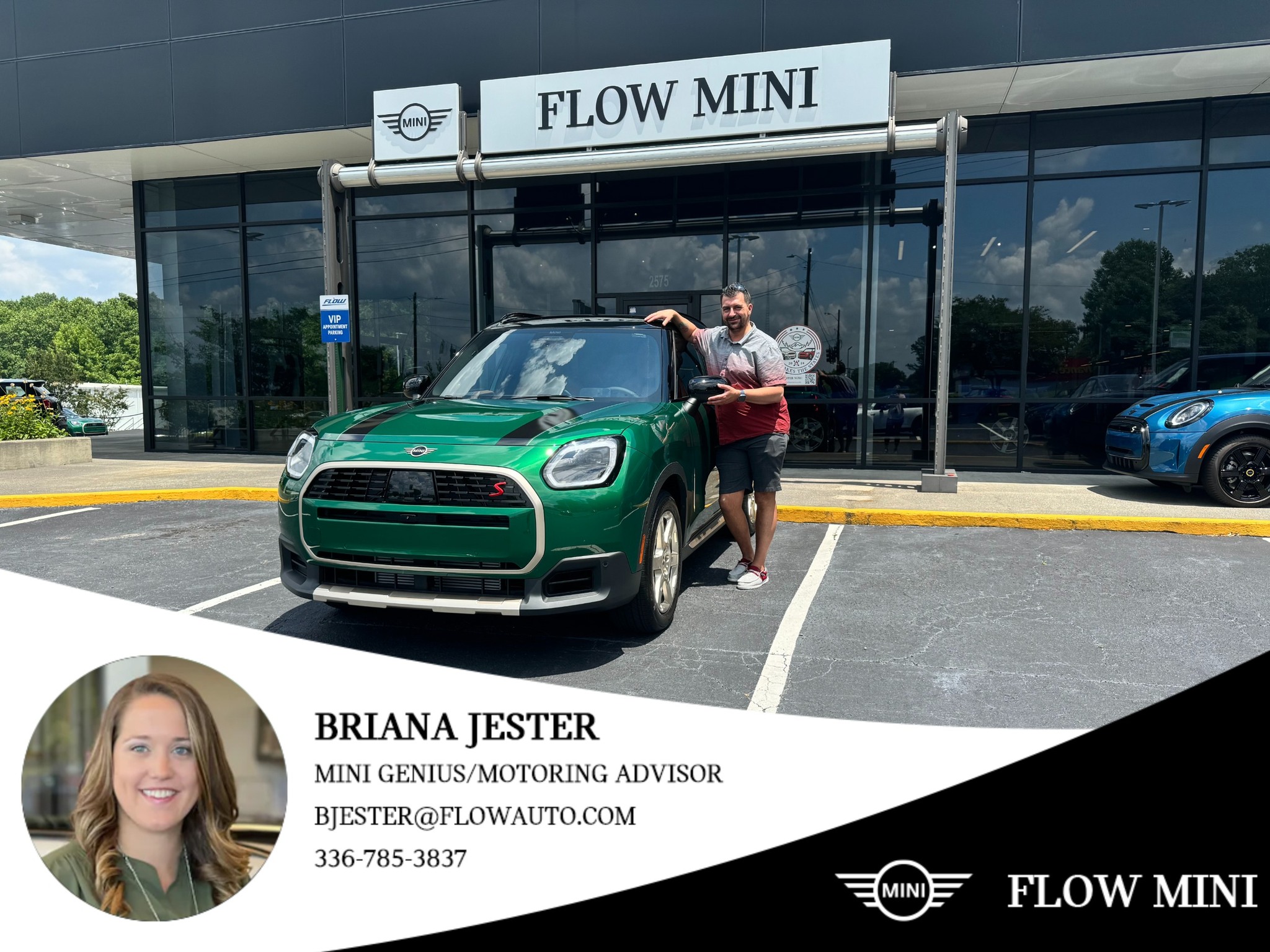 Flow MINI - 💚 Kevin purchased his very first MINI! He has...