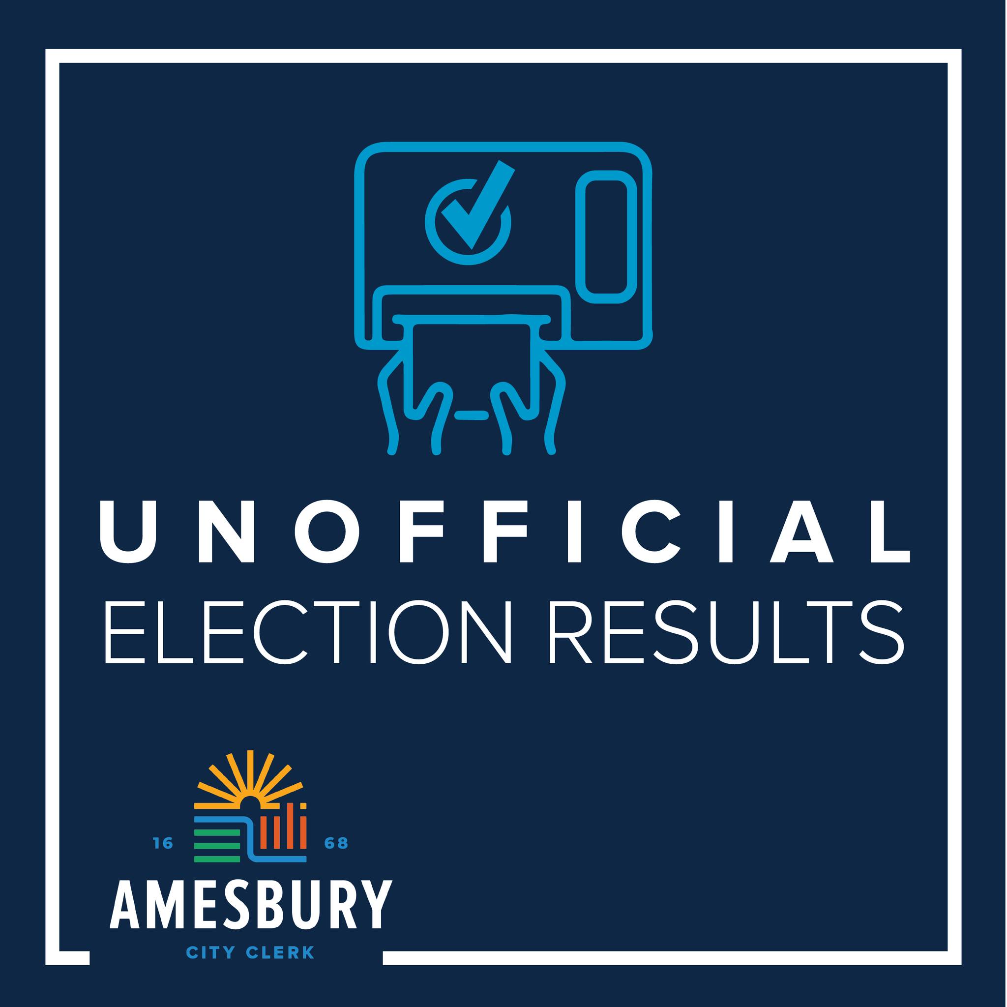 Unofficial results from the State... - City of Amesbury | Facebook