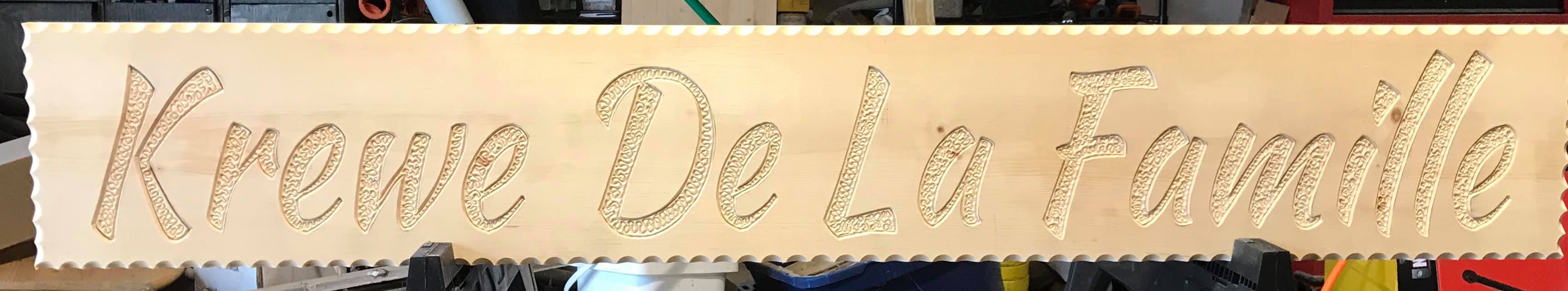 Hand Routed Wood Signs