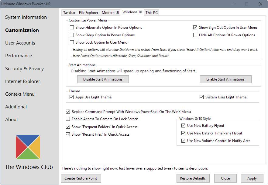 gggcomputer - Ultimate Windows Tweaker 4.0.1.0... | Facebook