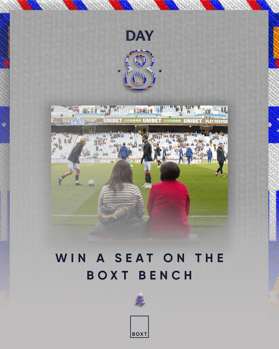 Rangers - 🎁 12 Days of Christmas 🙌 Win a seat on the BOXT Bench ...