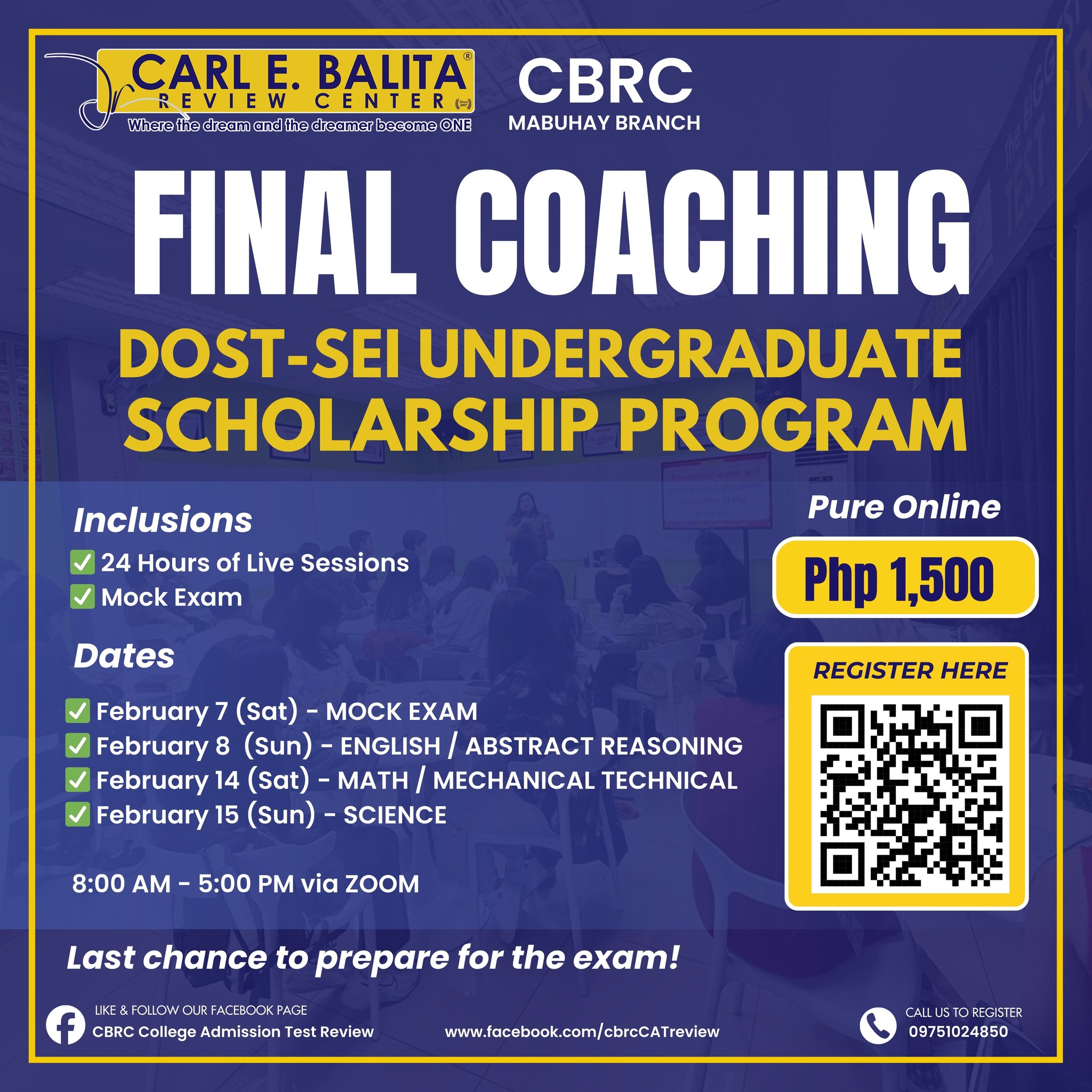 CBRC Online Review and Enrollment