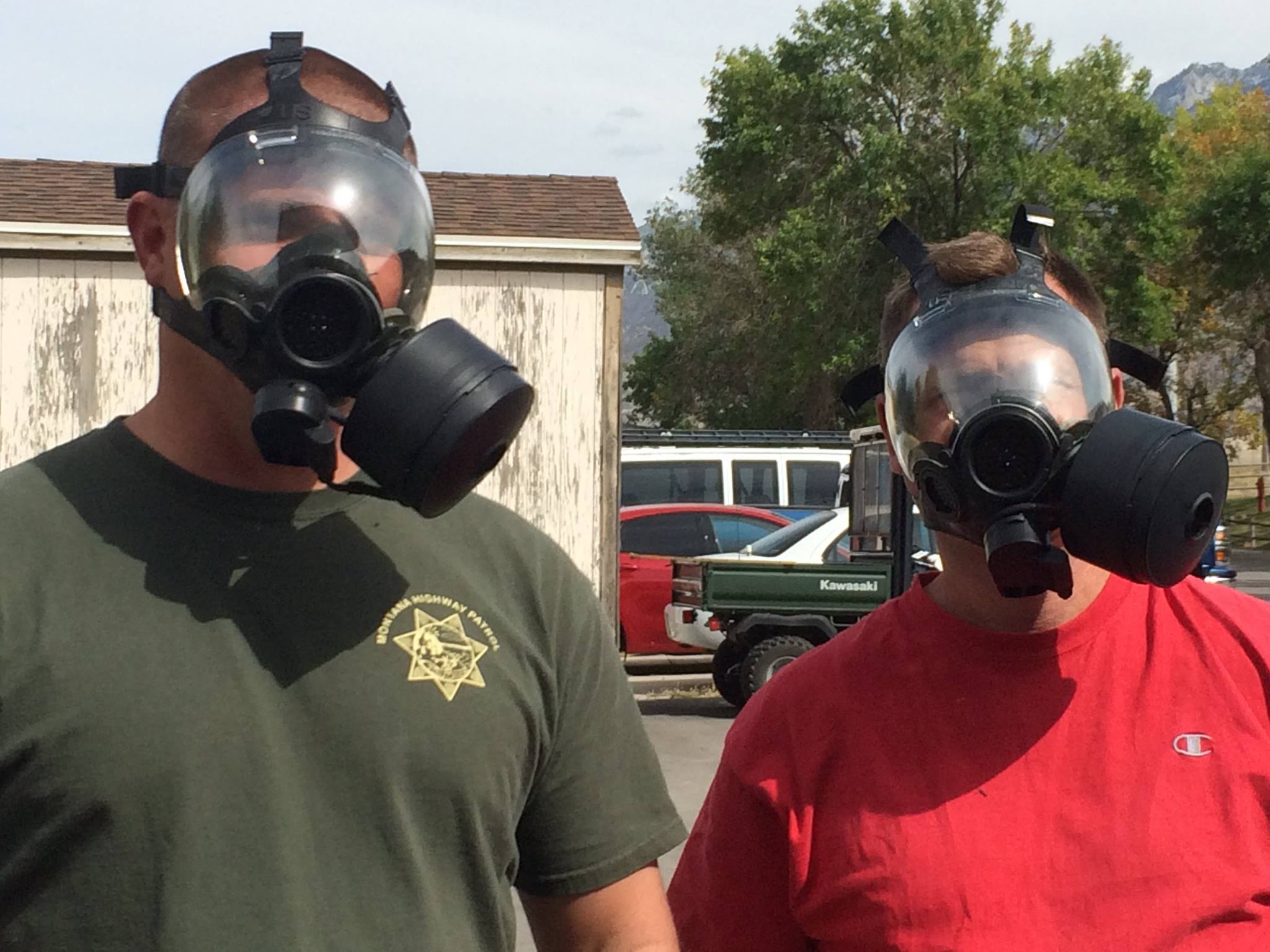 Montana - MHP Sergeants Scott Bennett (left) and Phil Freed (right ...