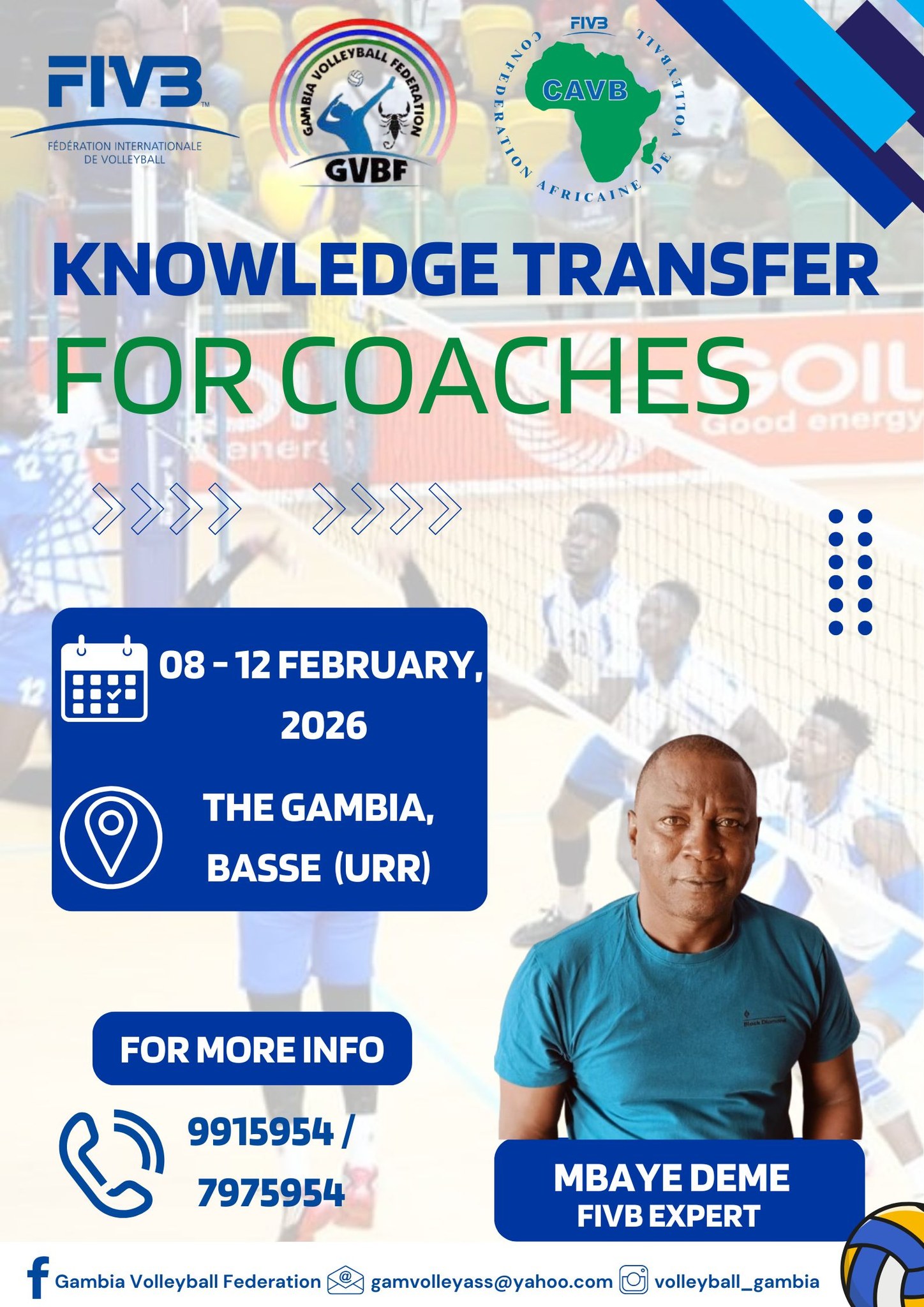 Gambia Volleyball... - Gambia Volleyball Federation - GVBF