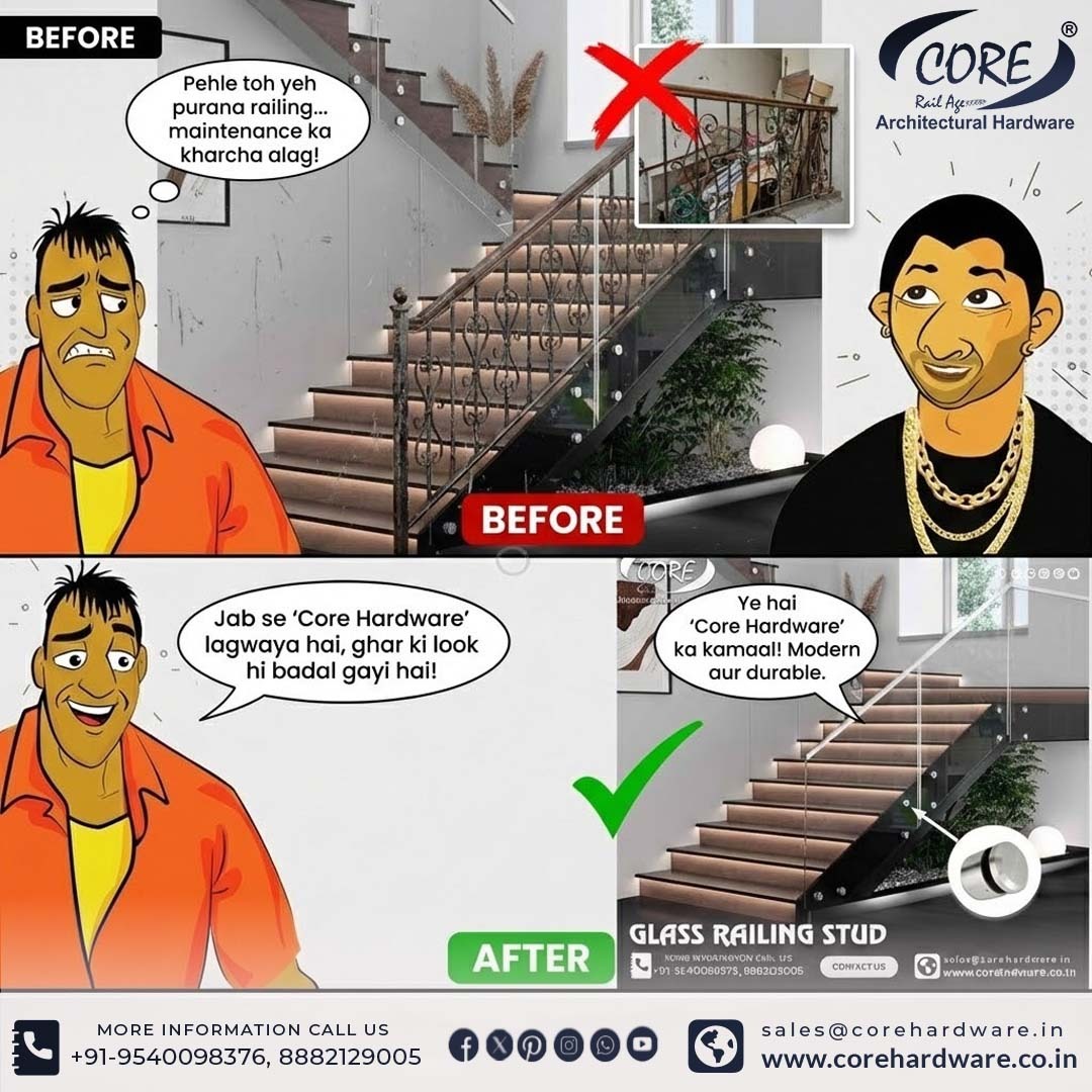 Core Architectural Railing Hardware | Delhi