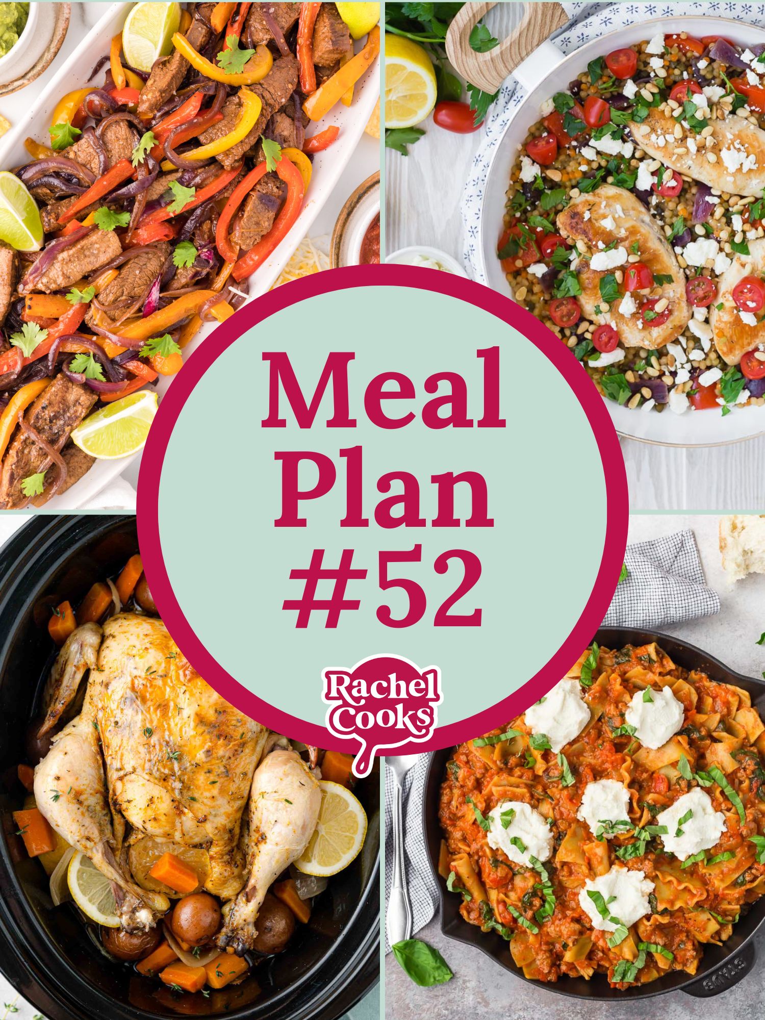 Rachel Cooks - A free meal plan and grocery list will make... | Facebook