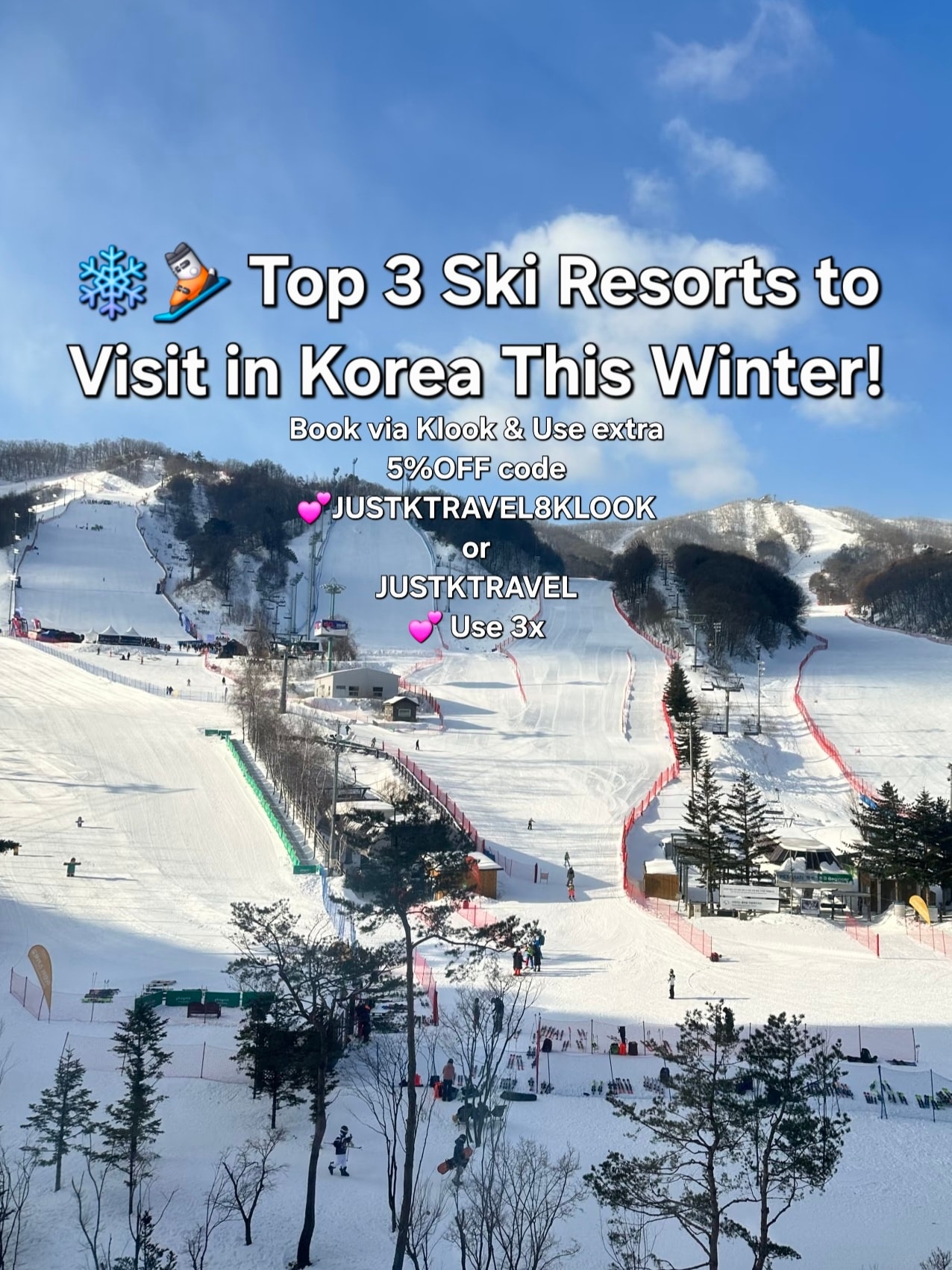 Visit - ️🎿 Top 3 Ski Resorts to Visit in Korea This Winter! ⛷️ Vivaldi ...