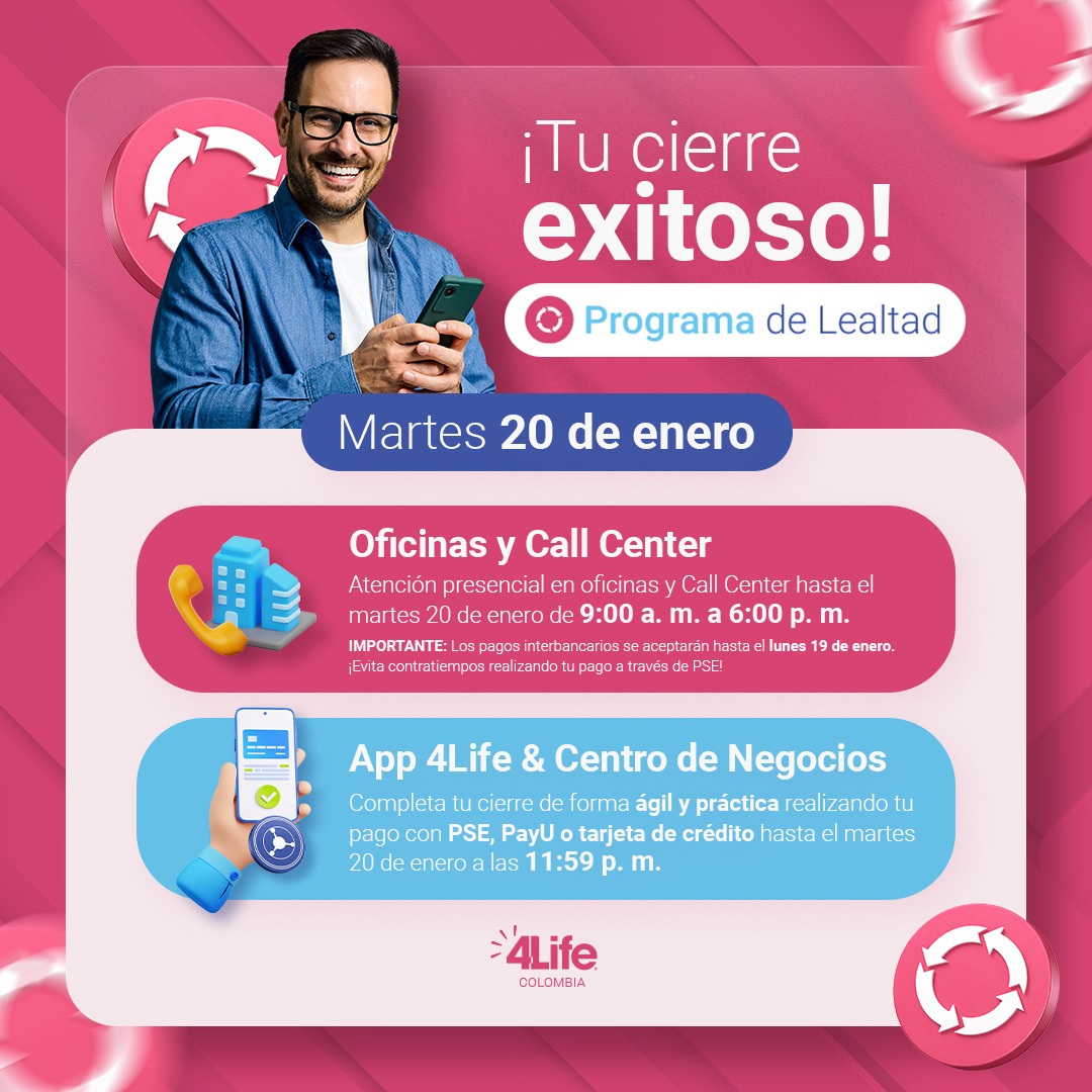 4Life - 🚨 ¡Se acerca el cierre de tu Programa de Lealtad! Tienes hasta ...
