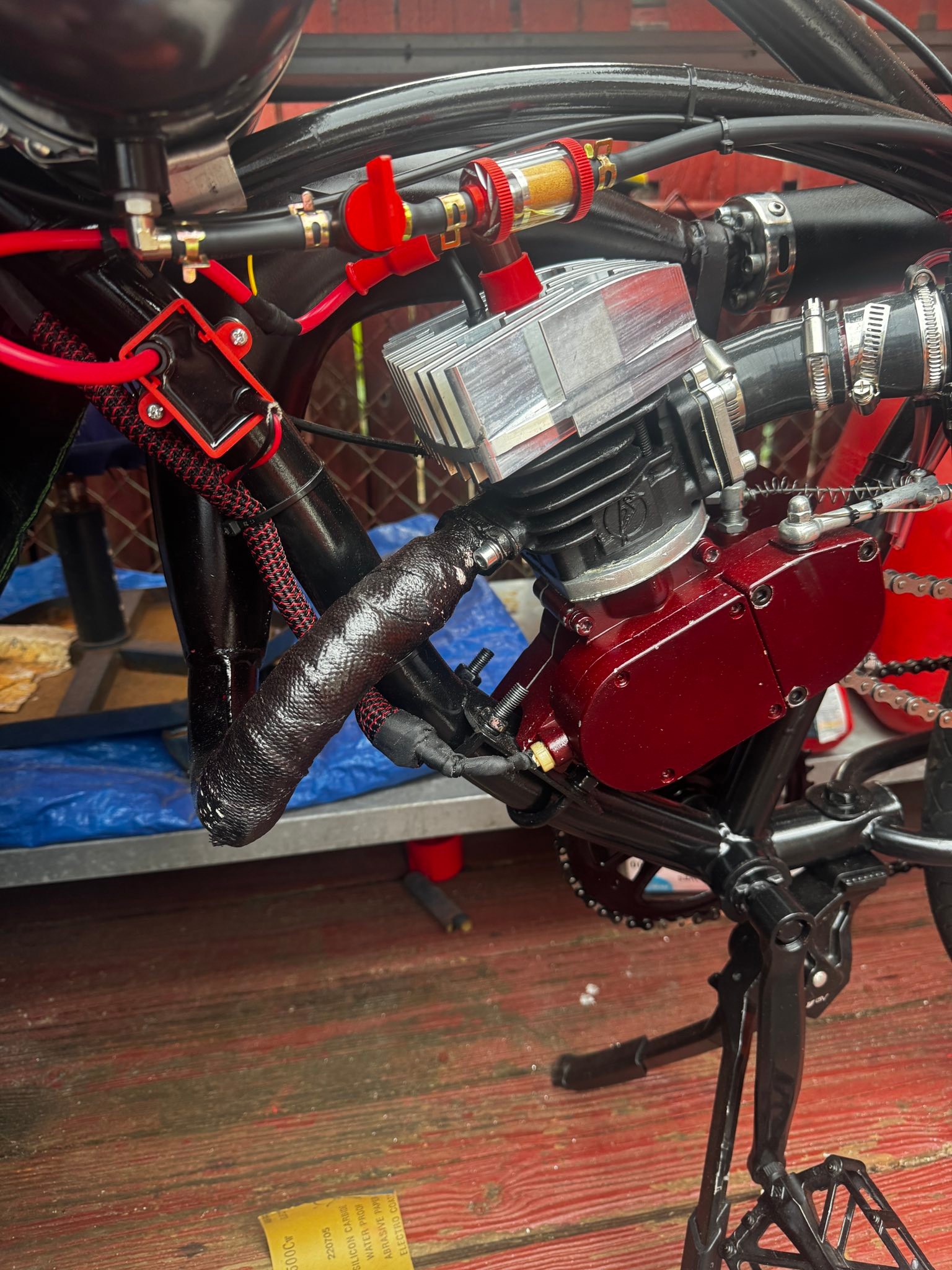 Has anyone every put a straight pipe on a mx100 ??