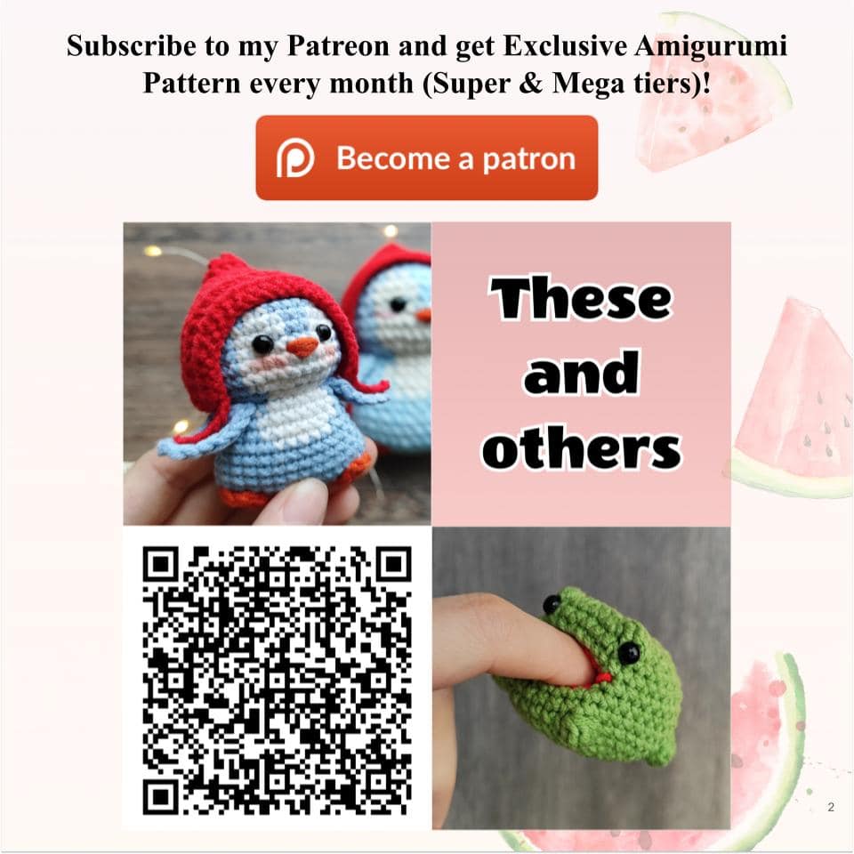 Toysbyvalerie - 🍉 CATERMELON 🍉 Free Amigurumi Crochet...