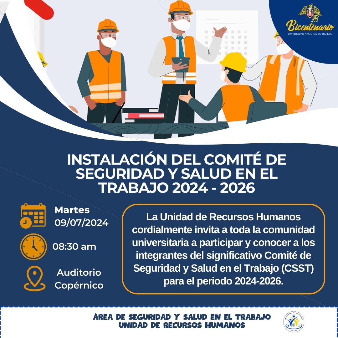 Universidad - INSTALACIÓN DEL COMITÉ DE SEGURIDAD Y SALUD EN EL TRABAJO ...