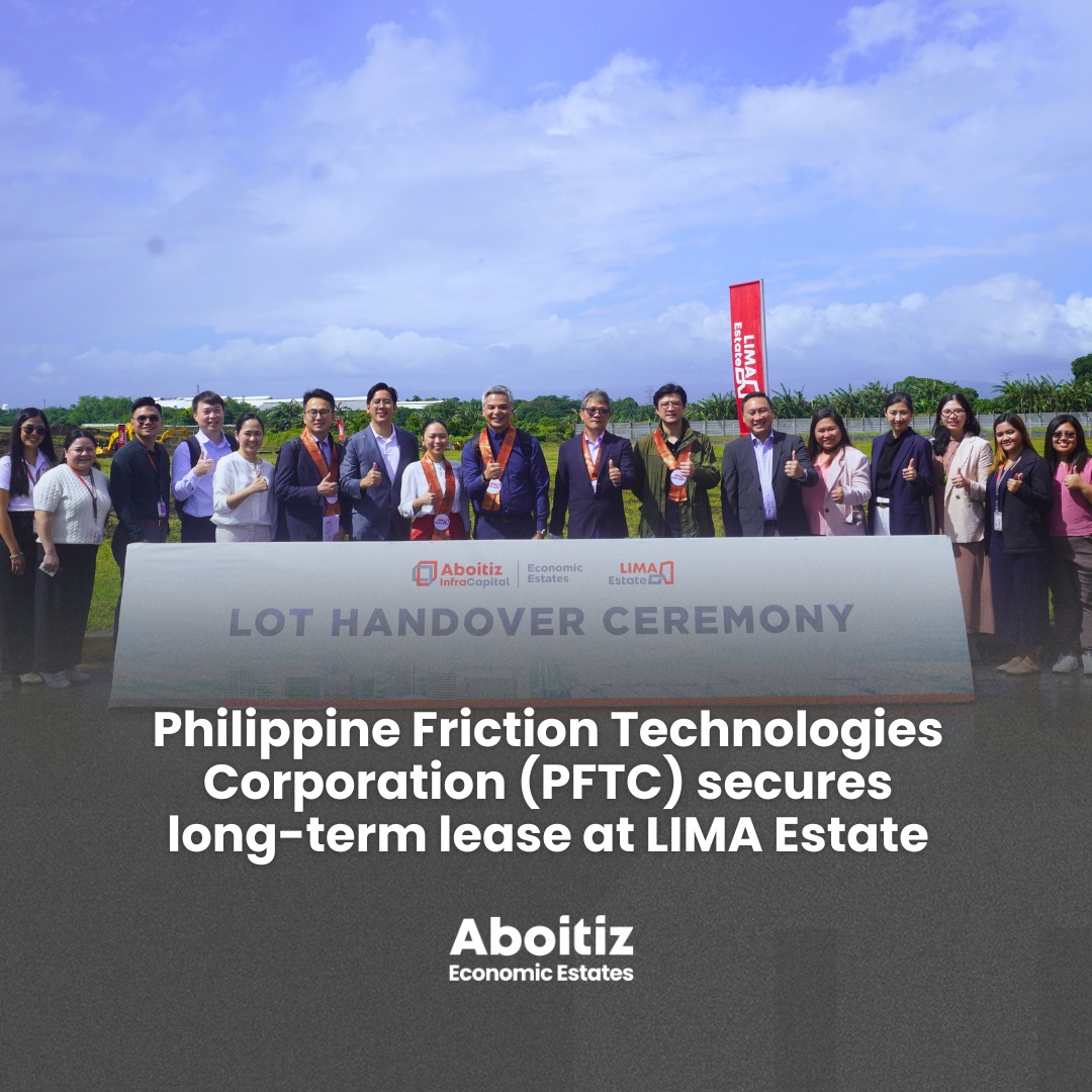 PFTC Joins LIMA Estate’s Hub of... - Aboitiz Economic Estates | Facebook