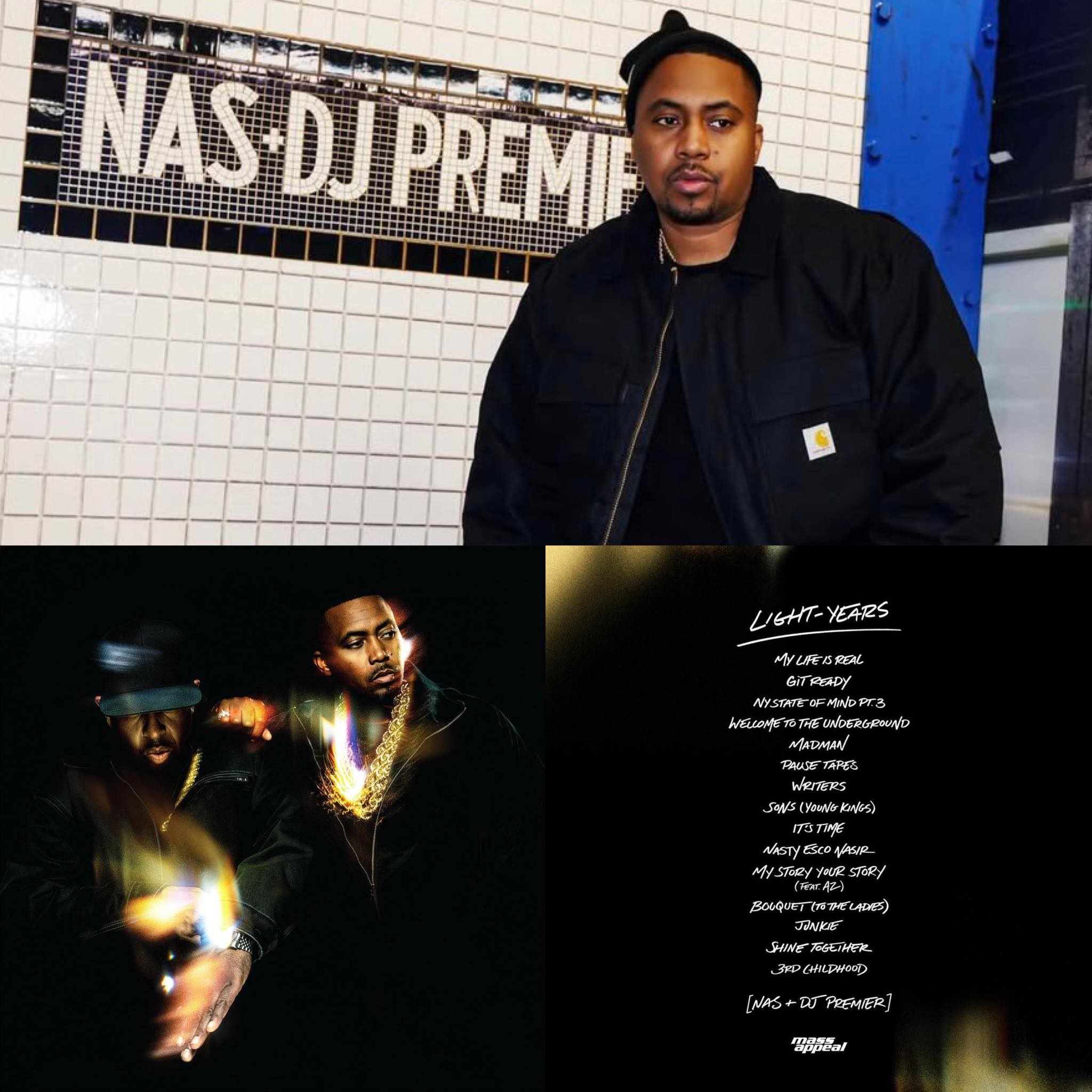 新品☆ NAS & DJ PREMIER LIGHT-YEARS Nas & DJ Premier release their