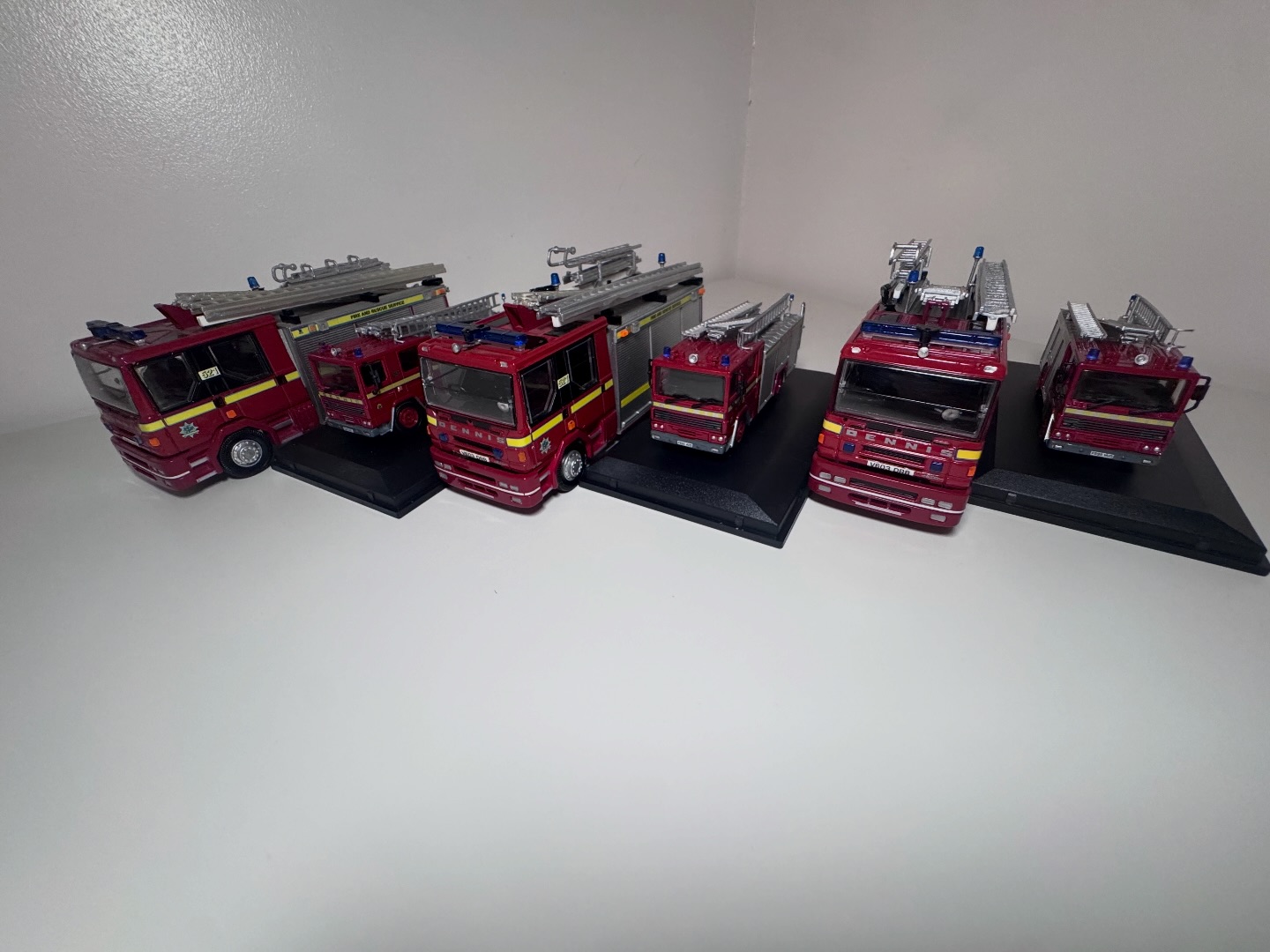 Rare 1/16 scale Dennis fire engine model found at swap meet