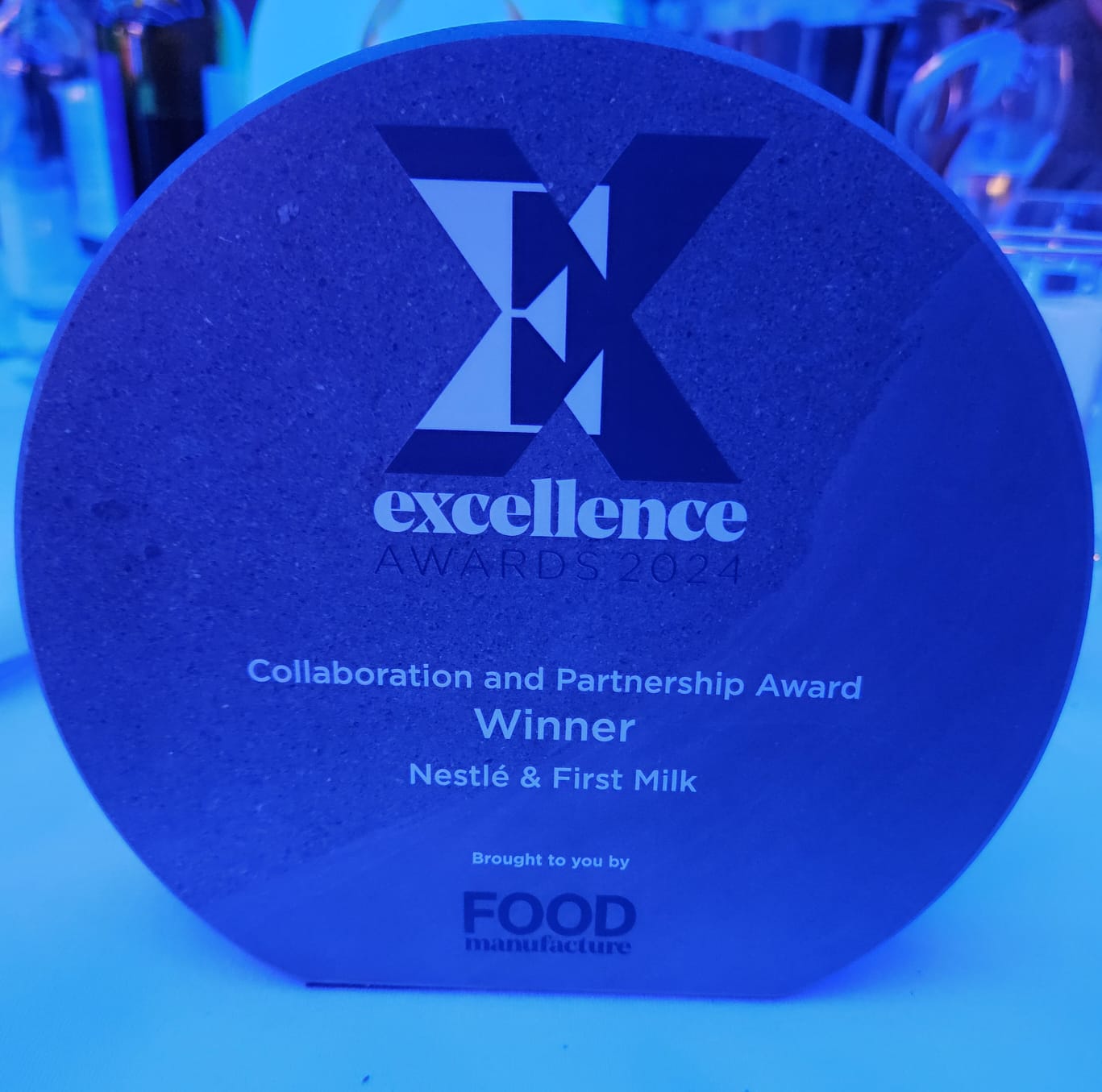 First - We're thrilled to have won the Collaboration and Partnership ...
