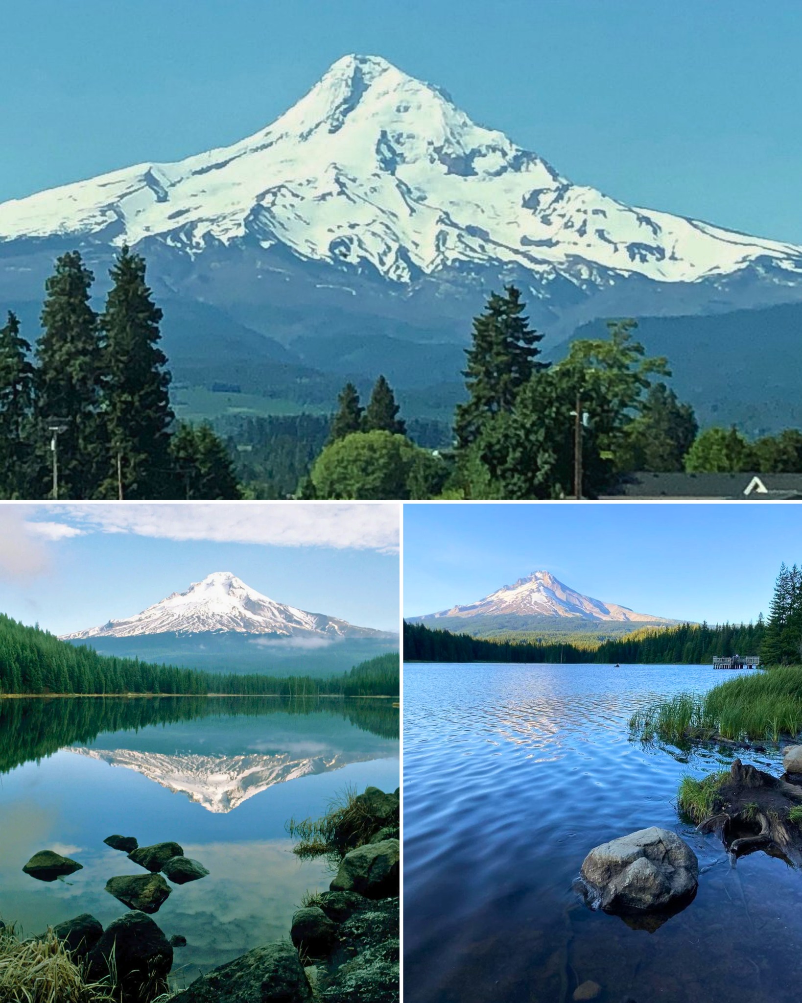 Mt. Hood 😍 Mount Hood, in Oregon, is... - Travel Palace Rao | Facebook
