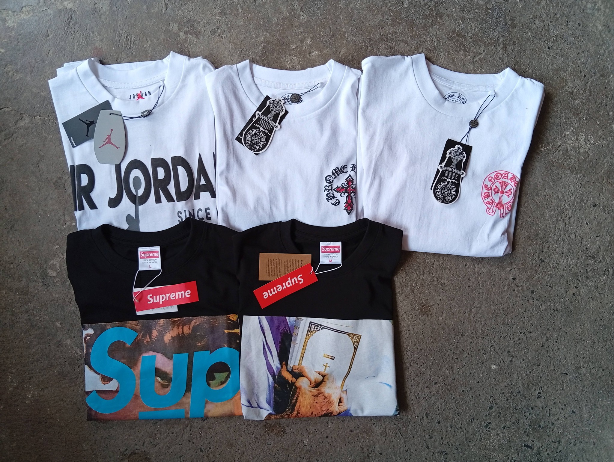 TOP GRADE QUALITY T-SHIRT COMPLETE TAG WITH ZIPLOCK LIMITED STOCK 