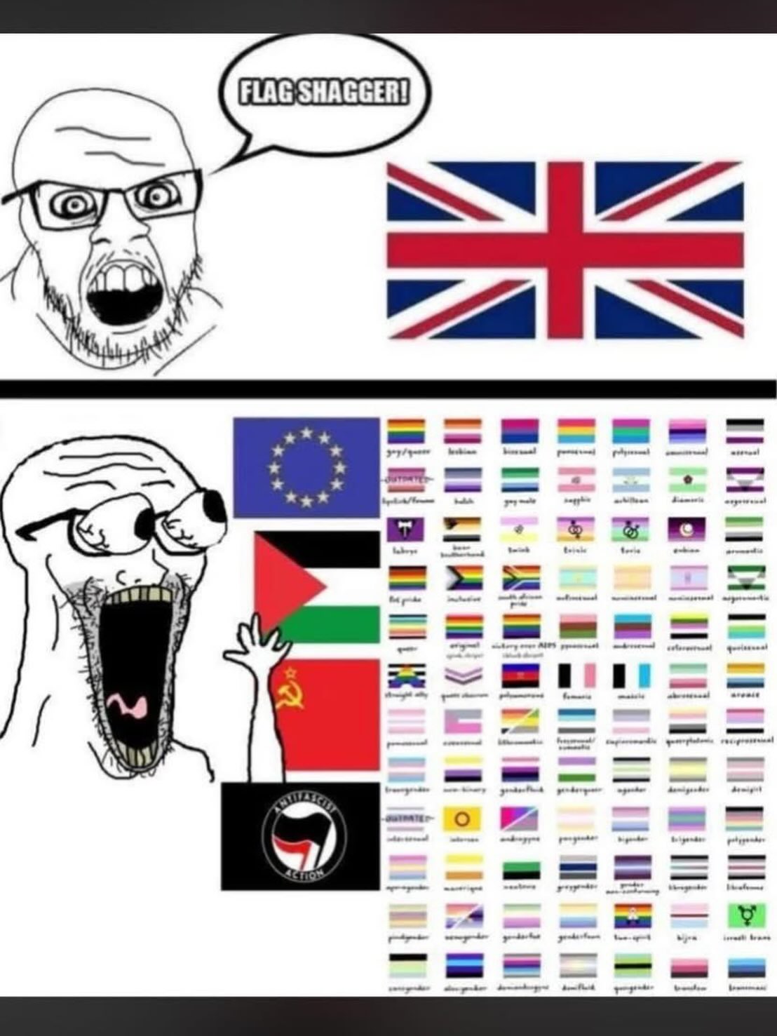 Around - Can I advise the left wingers to stop calling everyone flag ...