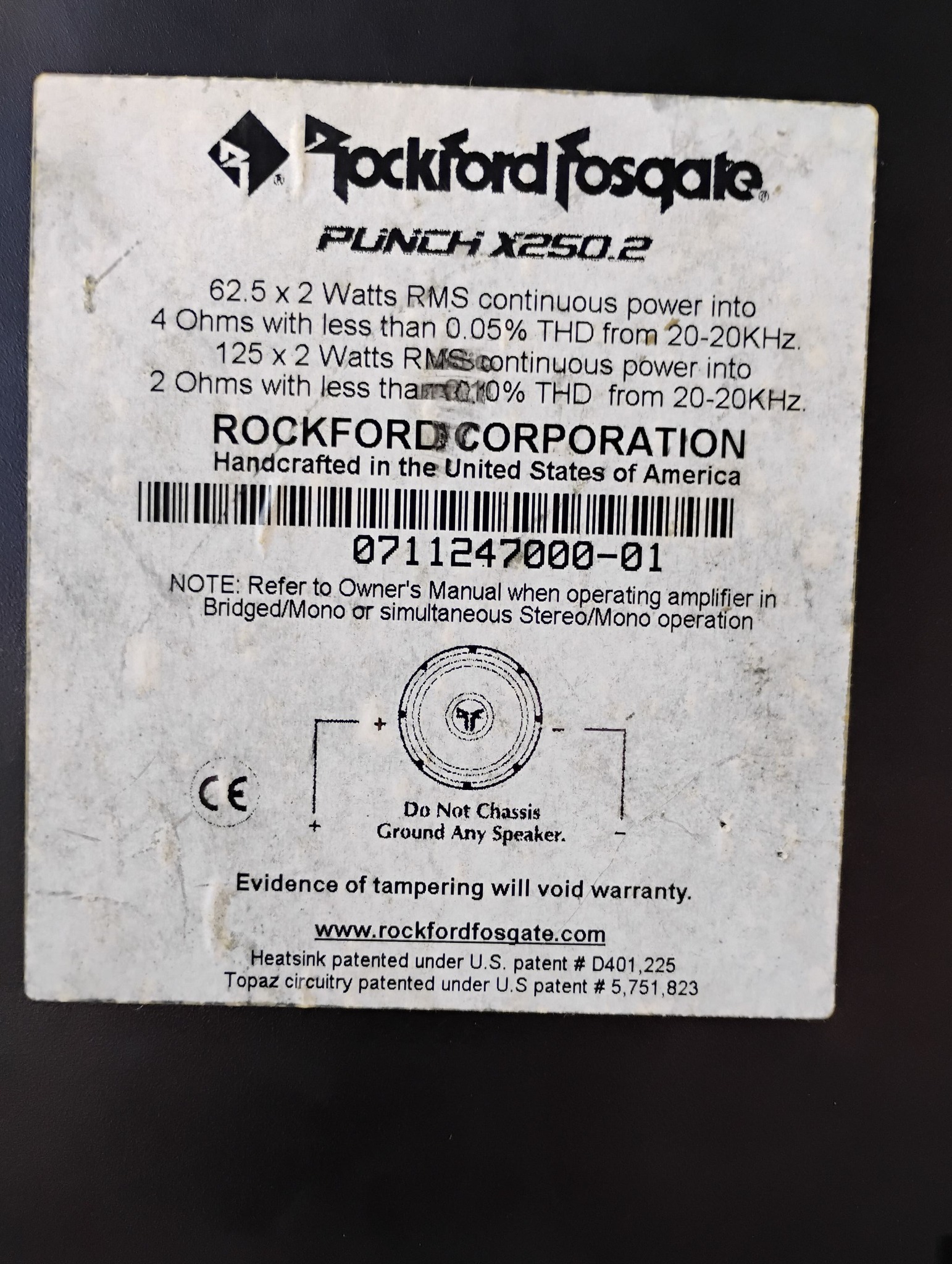 Rockford Fosgate subwoofer thrift store find
