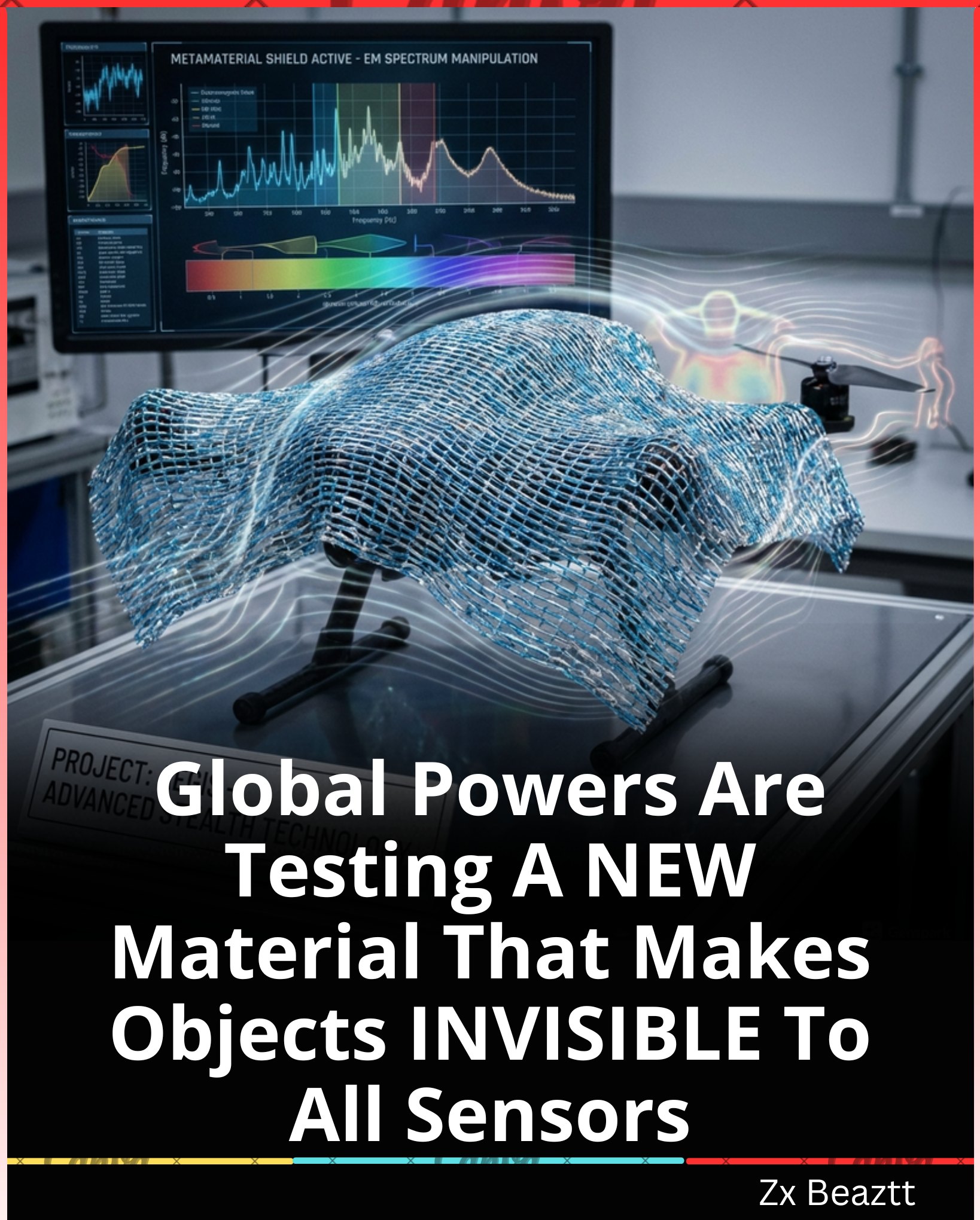 Metamaterial cloak makes objects invisible