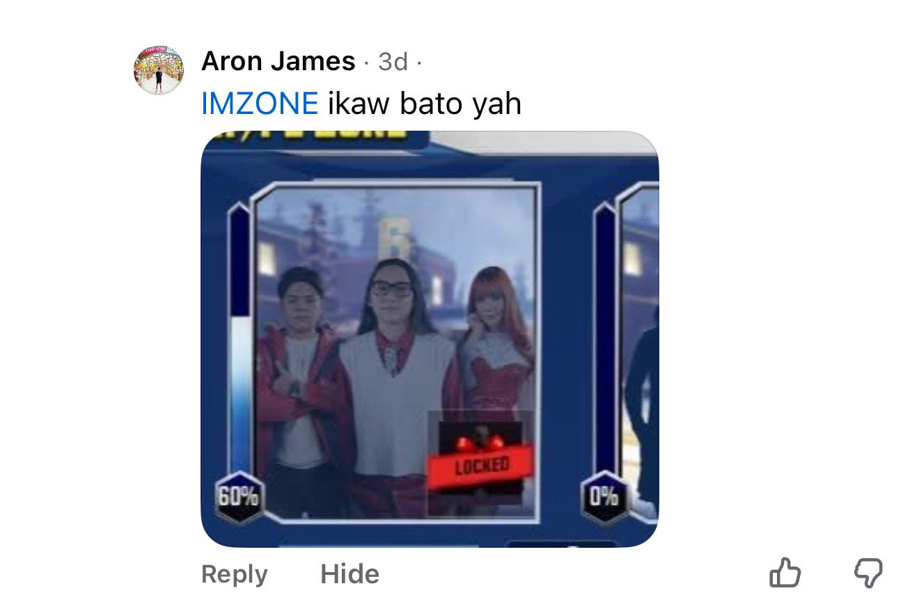 IMZONE - San makikita to sa ingame?? Pero teka bat para... | Facebook