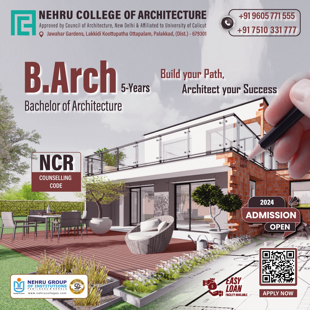 Build Your Future in Architecture with Nehru College Transform