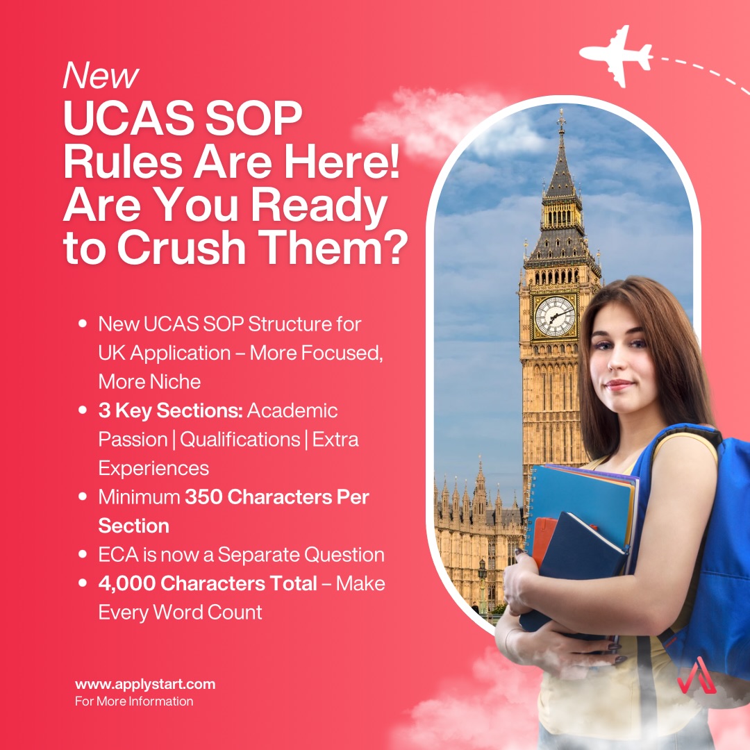 Applystart.com - UCAS SOP 2026 just got a glow-up! Gone are the days of ...
