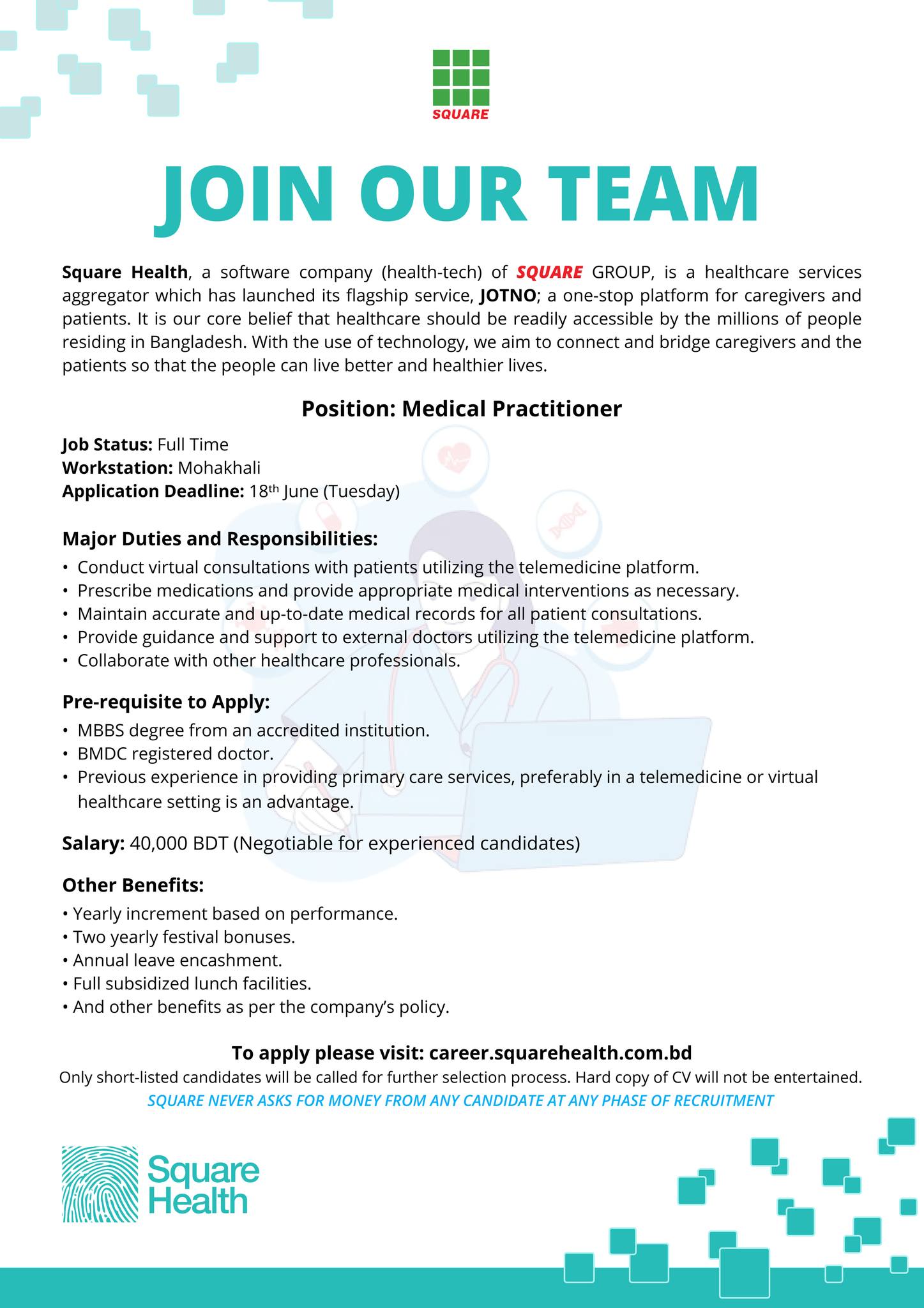 Square Health Ltd. | Dhaka