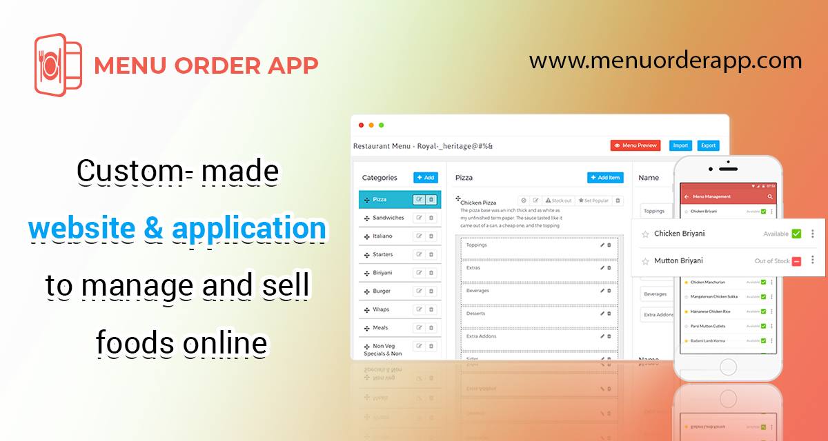 Menu Order App - Online Ordering System For Restaurants | Chennai