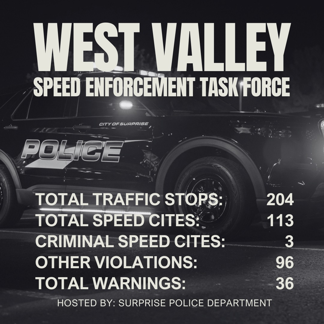 On January 21st, the Surprise... - Surprise Police Department