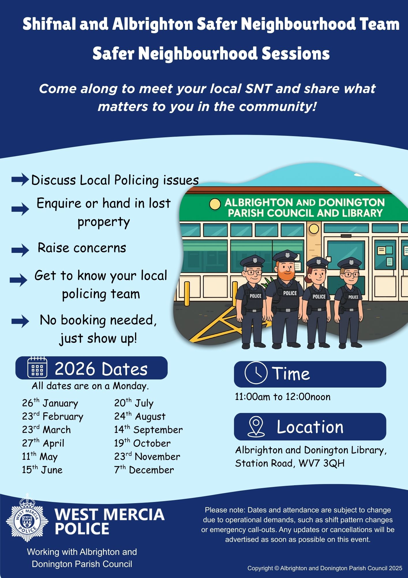 Albrighton and Donington Parish Council and Library | Albrighton