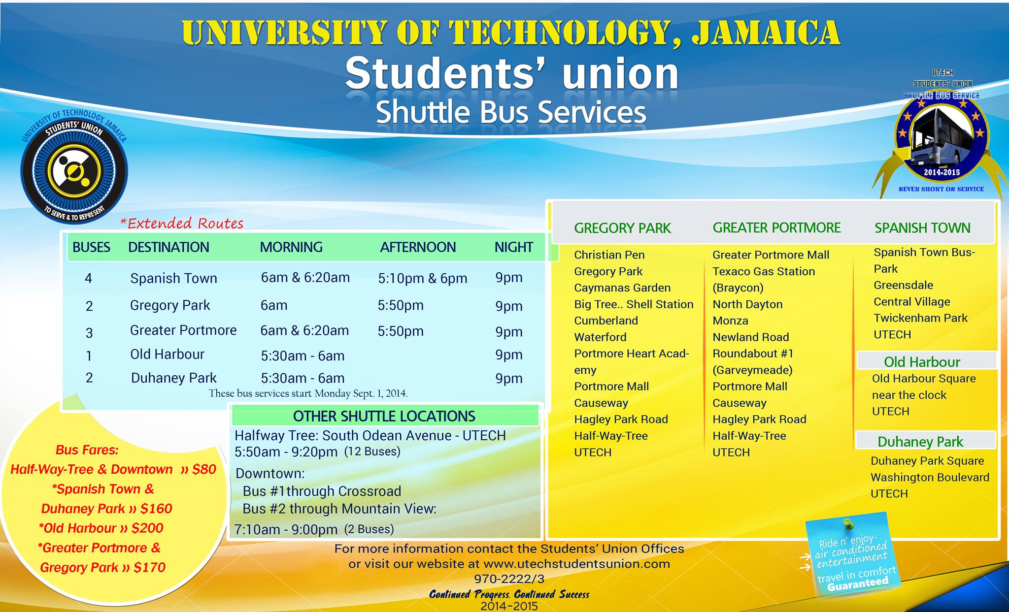 UTech Students' Union : Student Services Committee 2013/2014 | Facebook