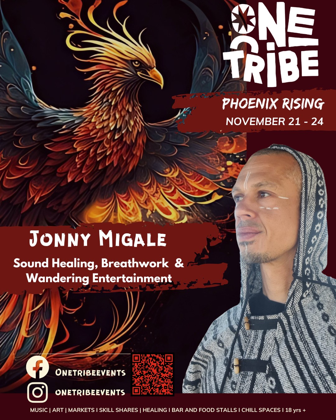 Onetribeevents - We are very excited to welcome back Jonny... | Facebook