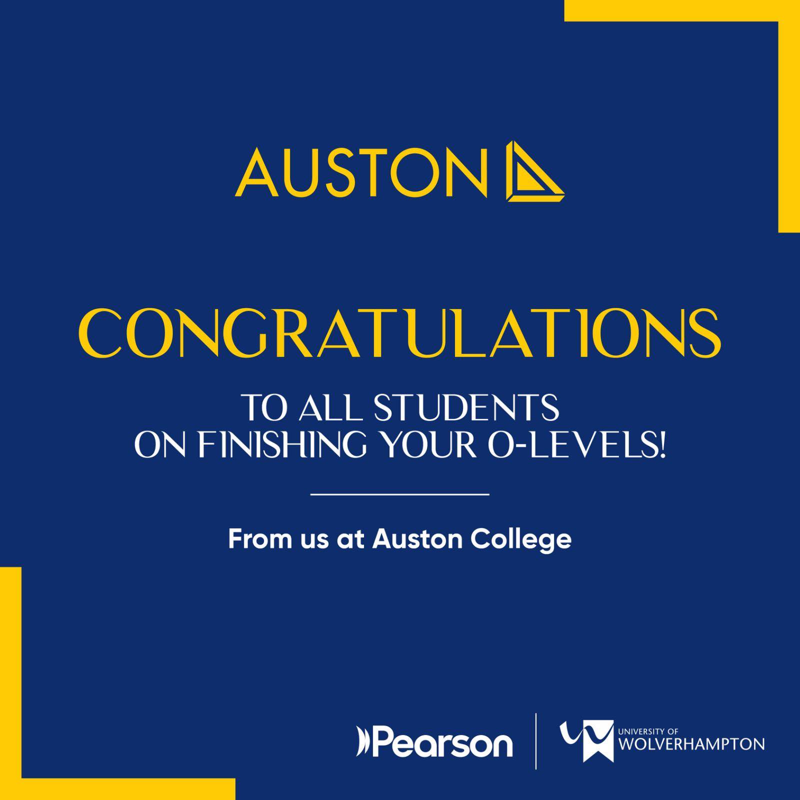 Auston - Congratulations to All IGCSE - O Level (CIE) Graduates!🎉 ...